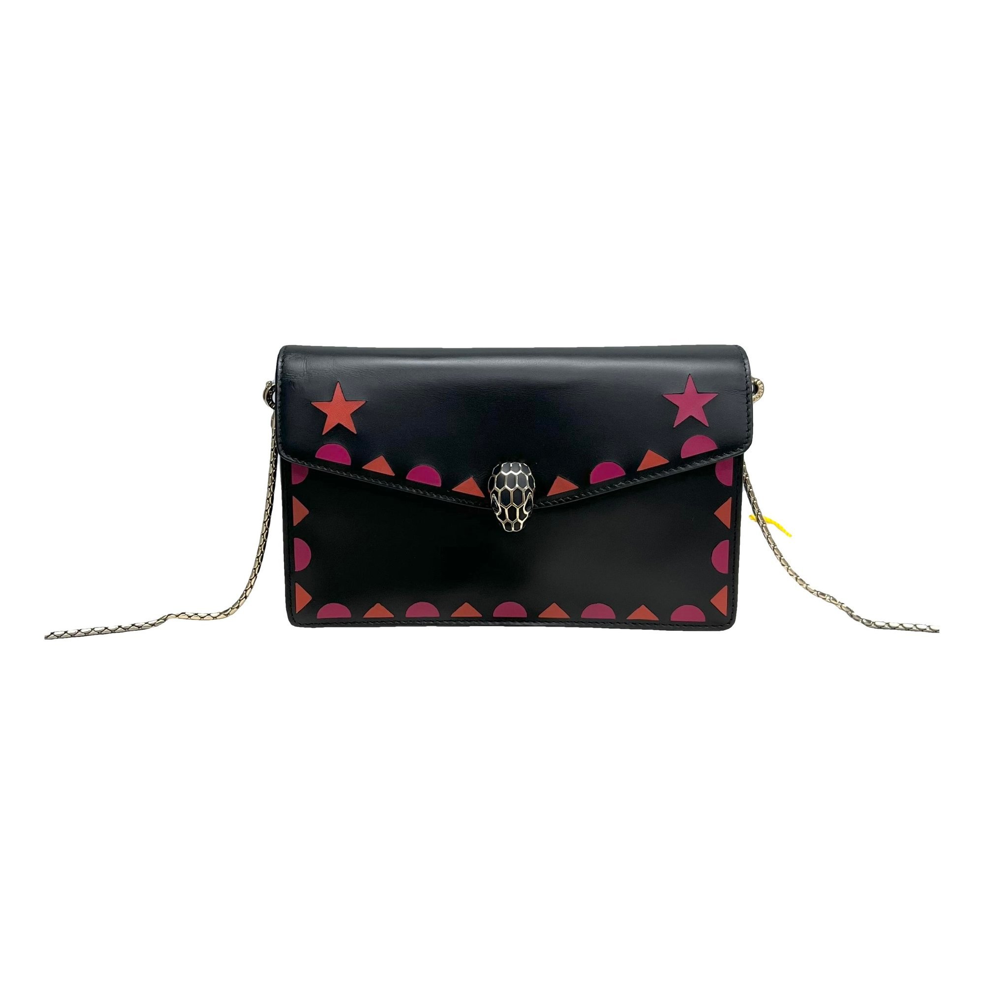 Serpenti leather handbag