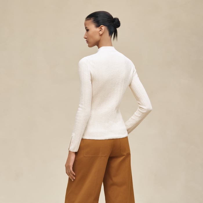 Blanc Naturel Long-sleeve Sweater