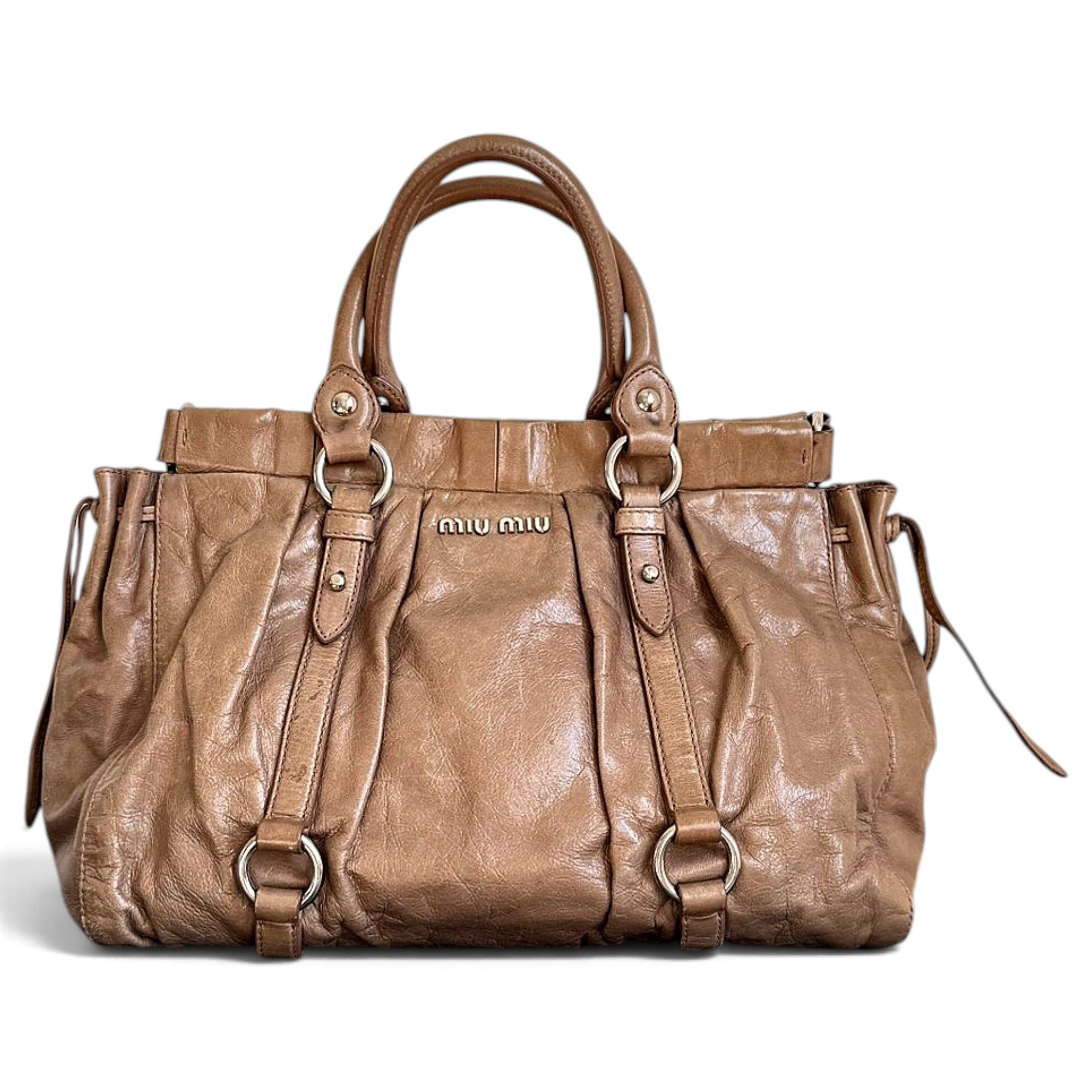 Vitello leather handbag