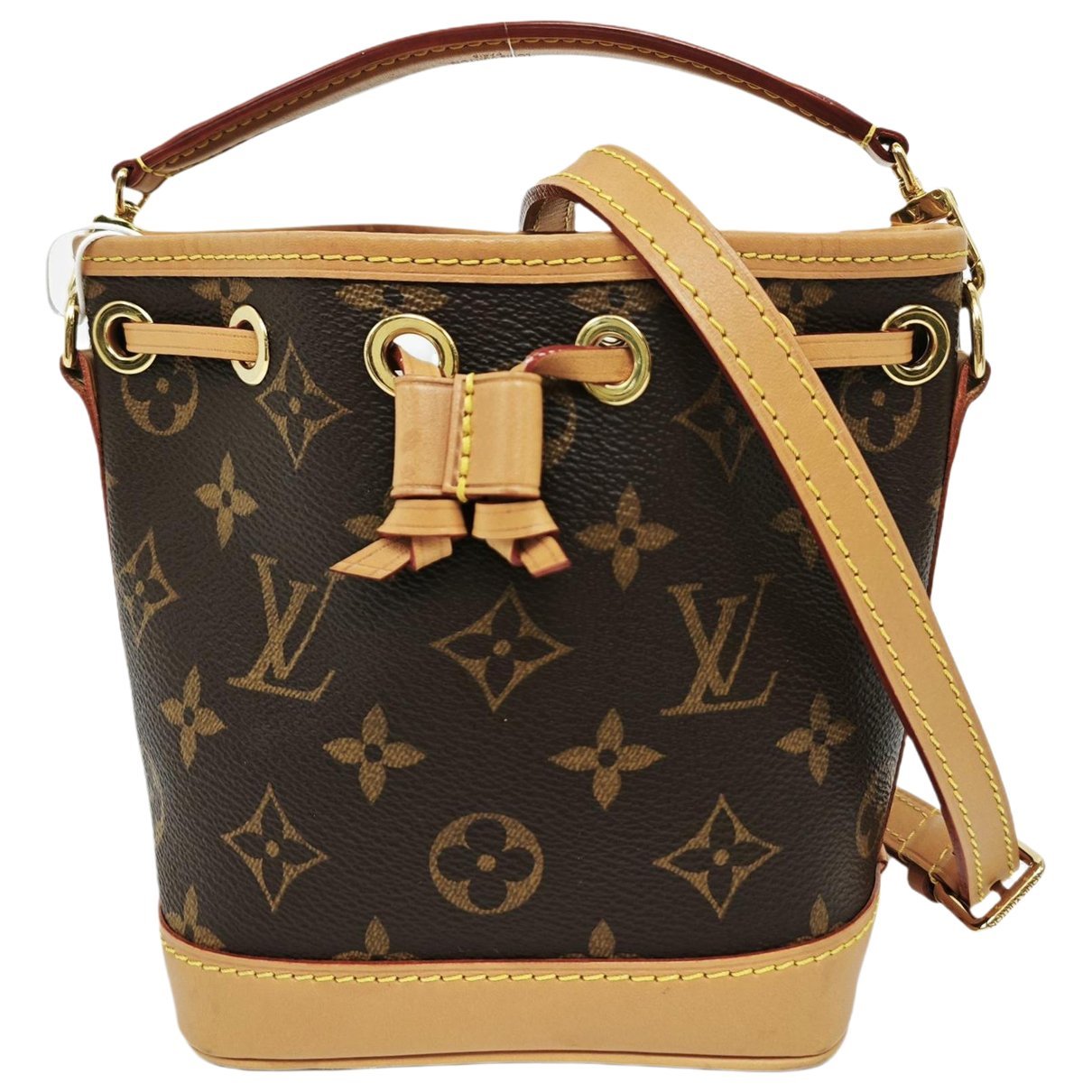 Nano Noé leather handbag
