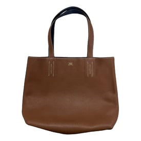 Hermes Double Sens Handbag Violet Leather
