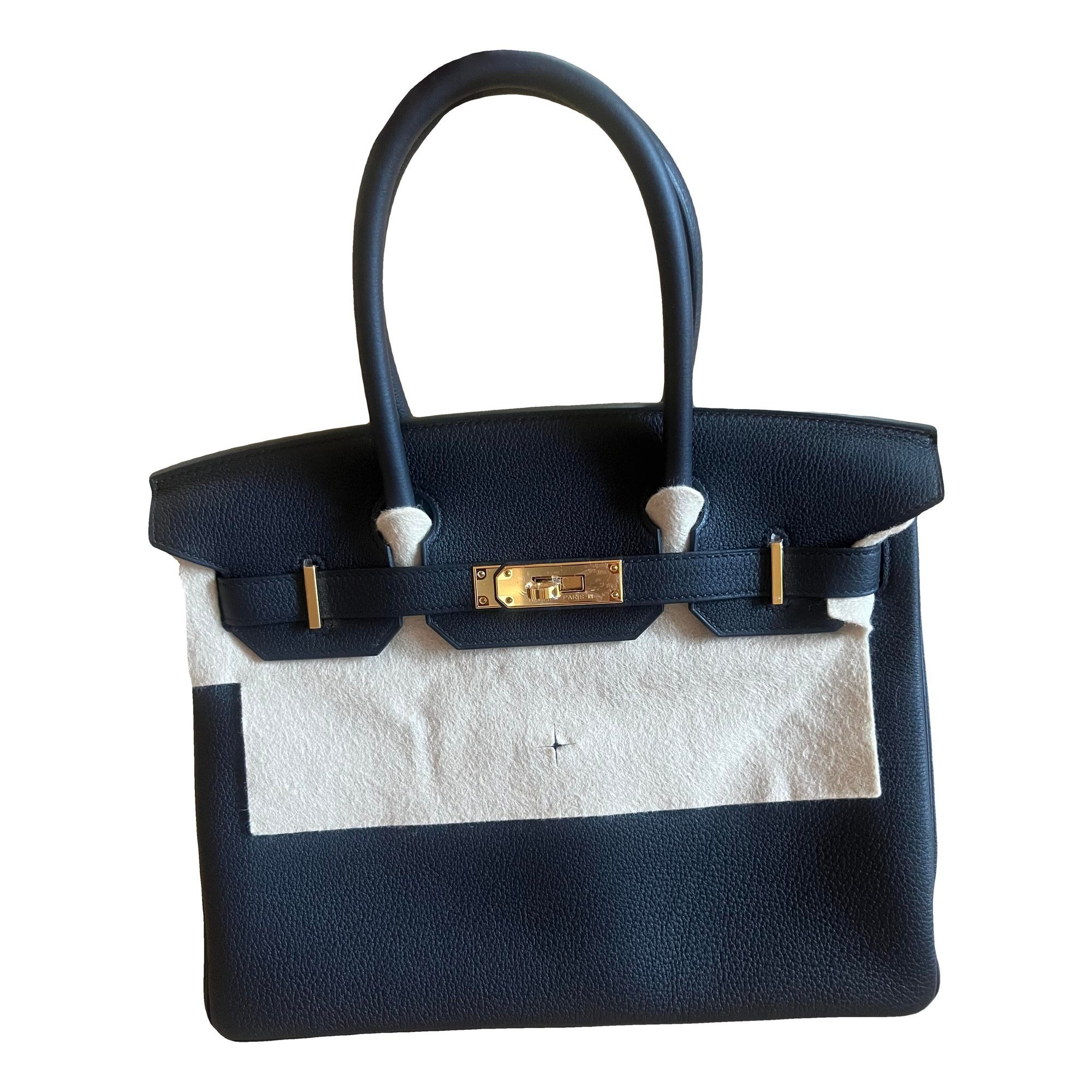 Birkin 30 leather handbag