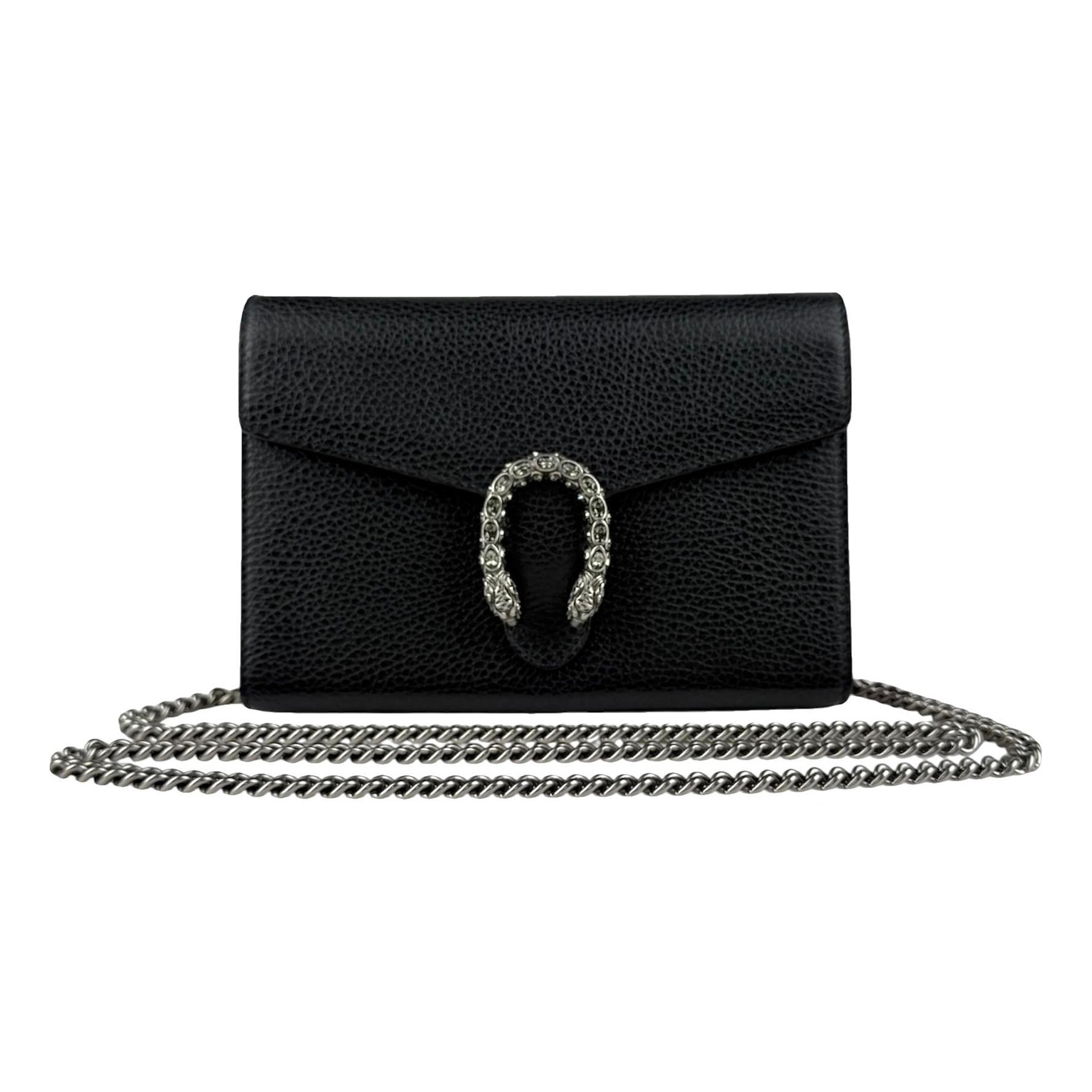 Dionysus Chain Wallet leather crossbody bag