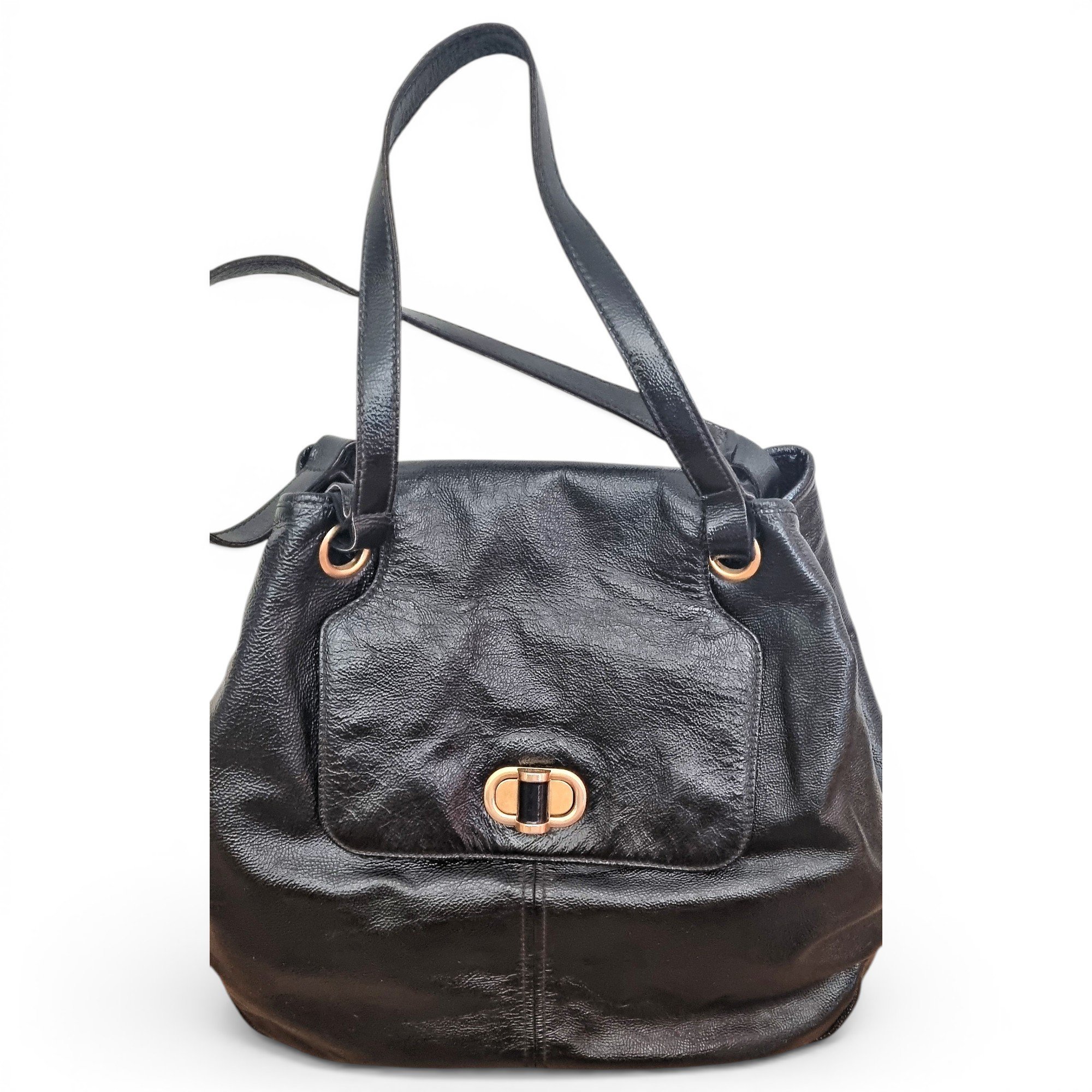 Leather tote