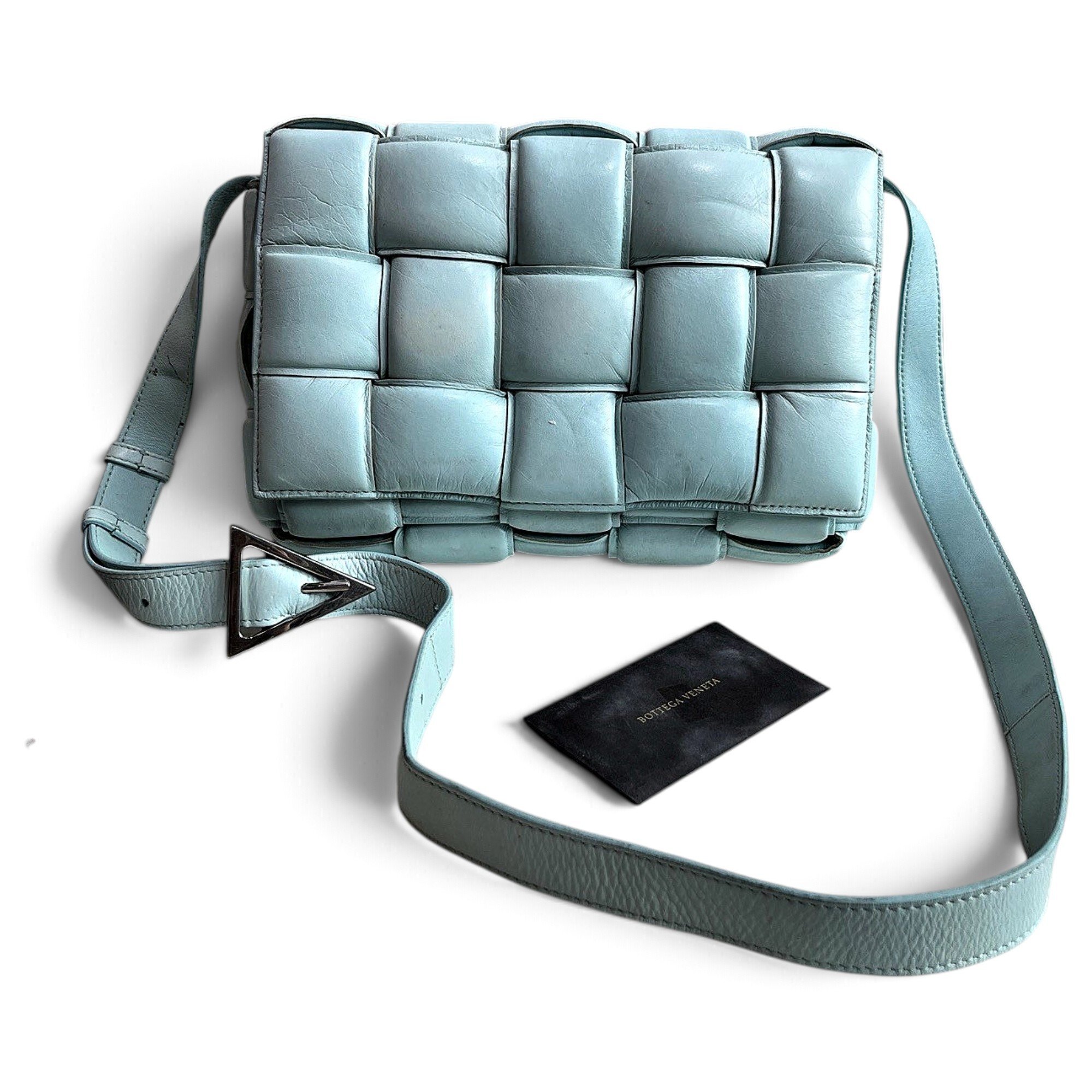Cassette Padded leather handbag