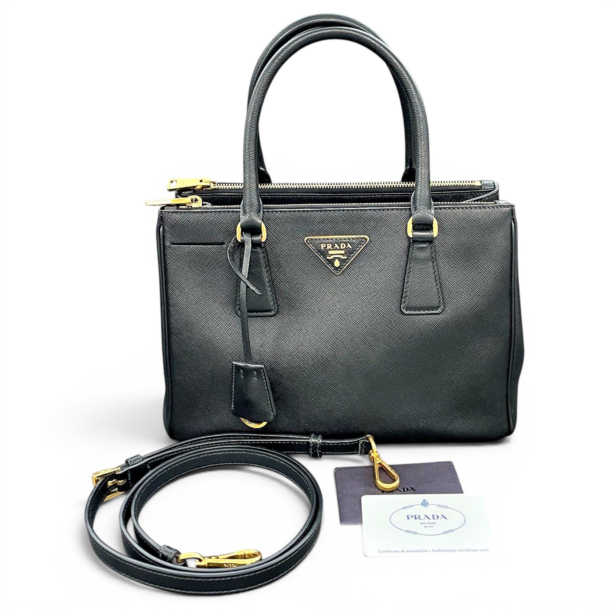 Galleria leather handbag