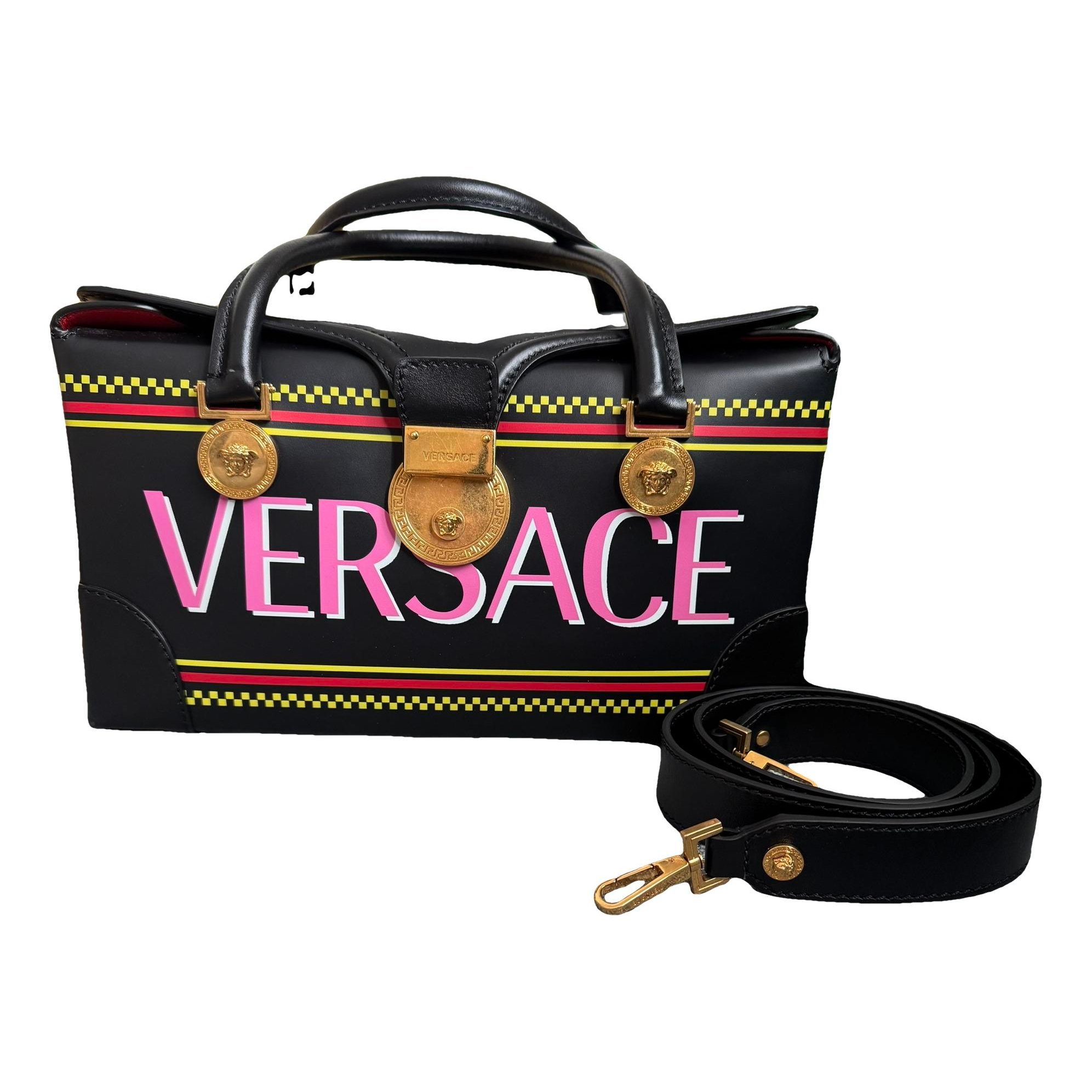 La Medusa leather handbag