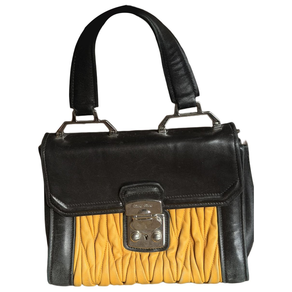 Miu Wander leather handbag