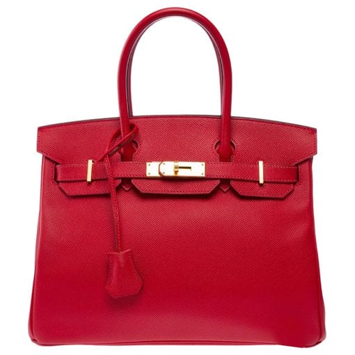Birkin 30 leather handbag
