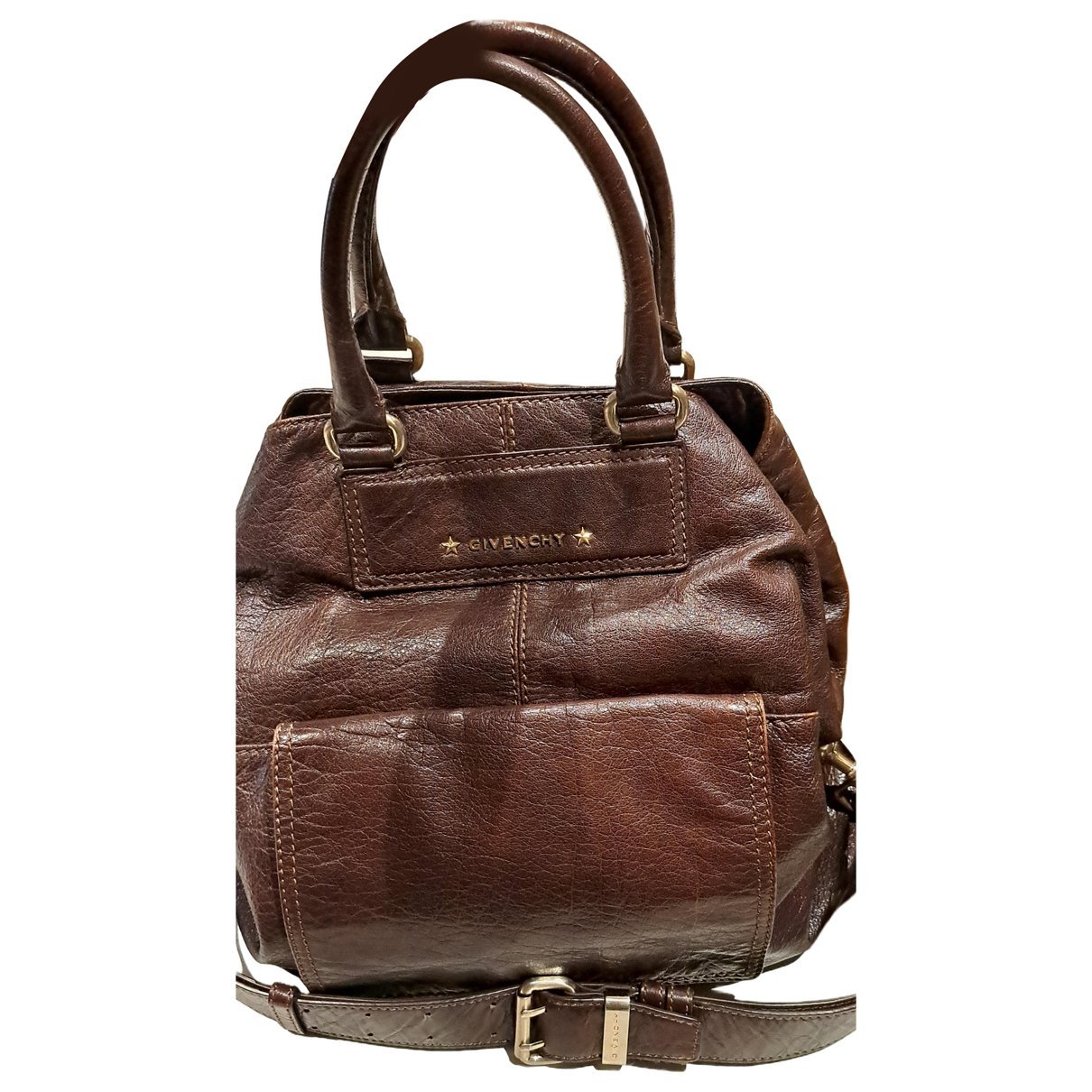 Leather tote
