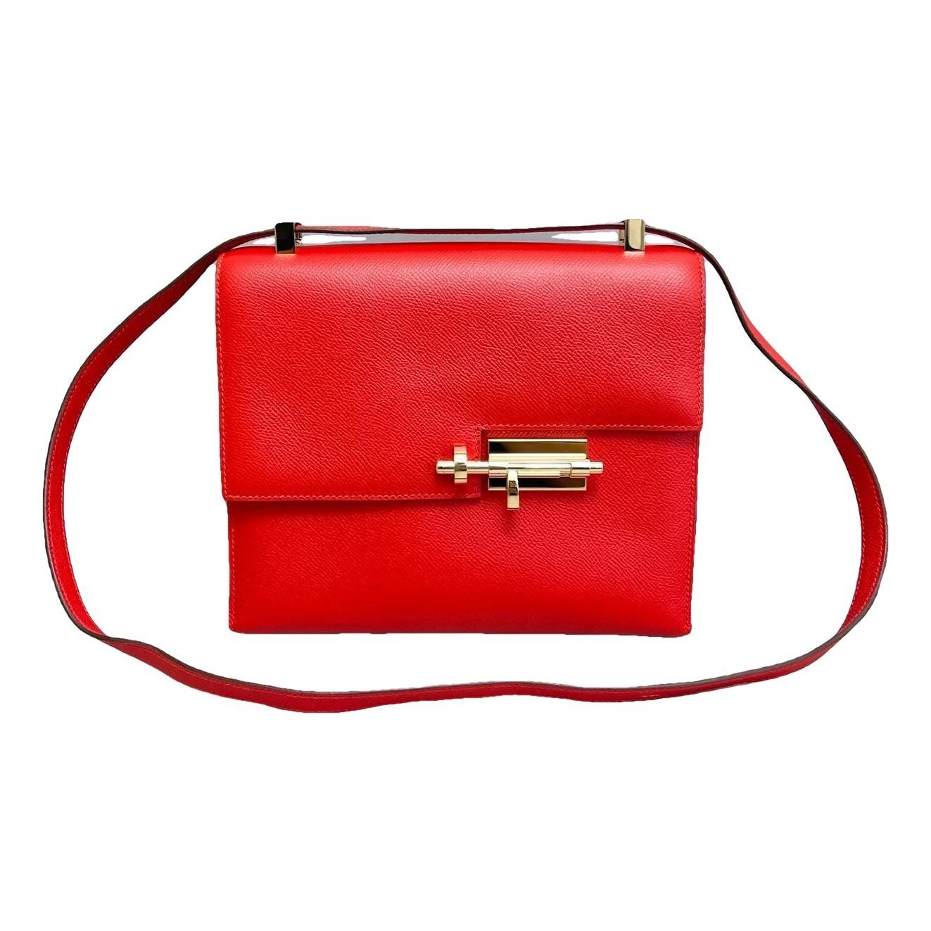 Leather crossbody bag