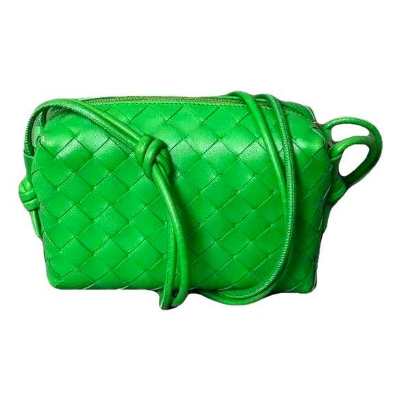Loop leather handbag