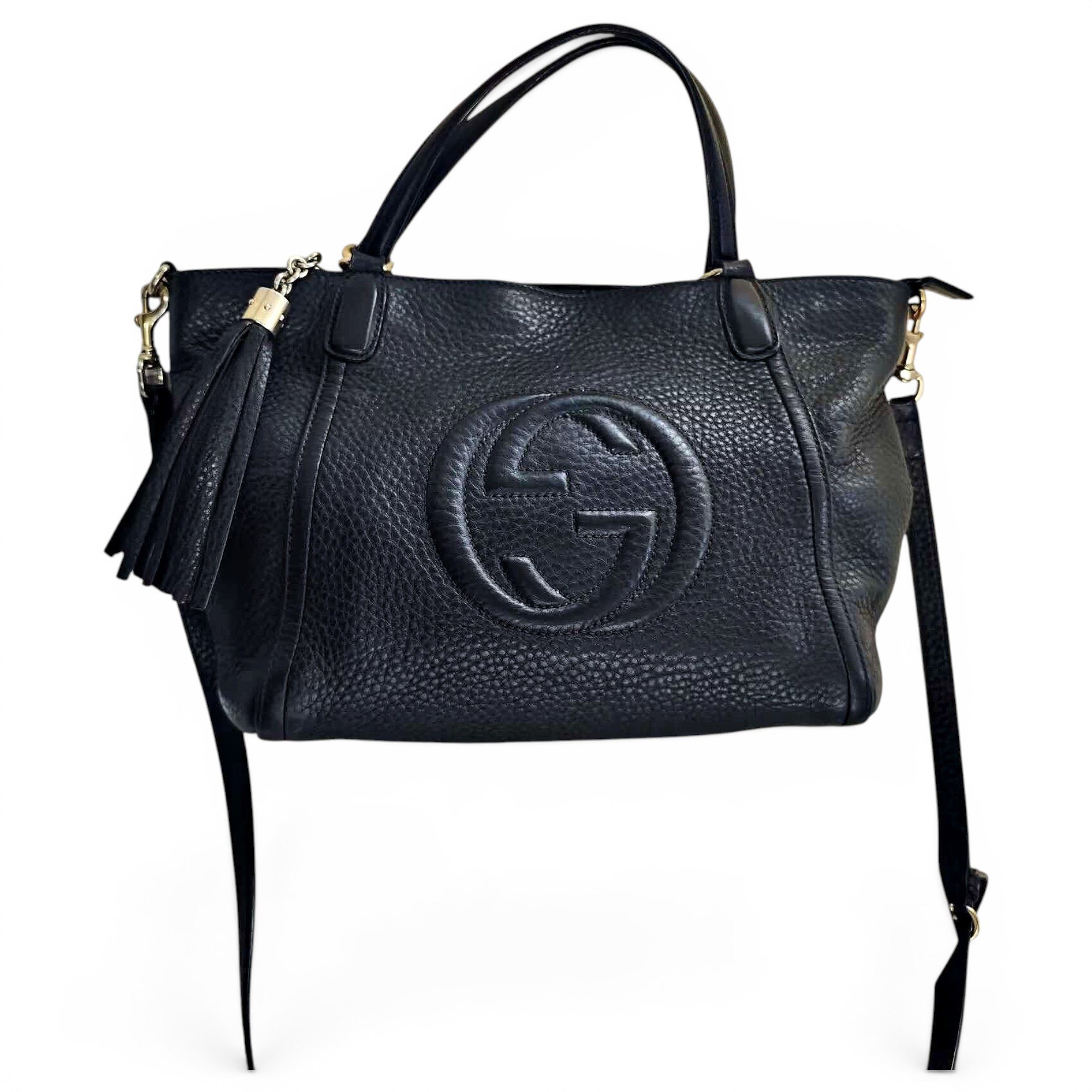 Soho Top Handle leather handbag