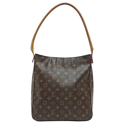 Looping leather handbag