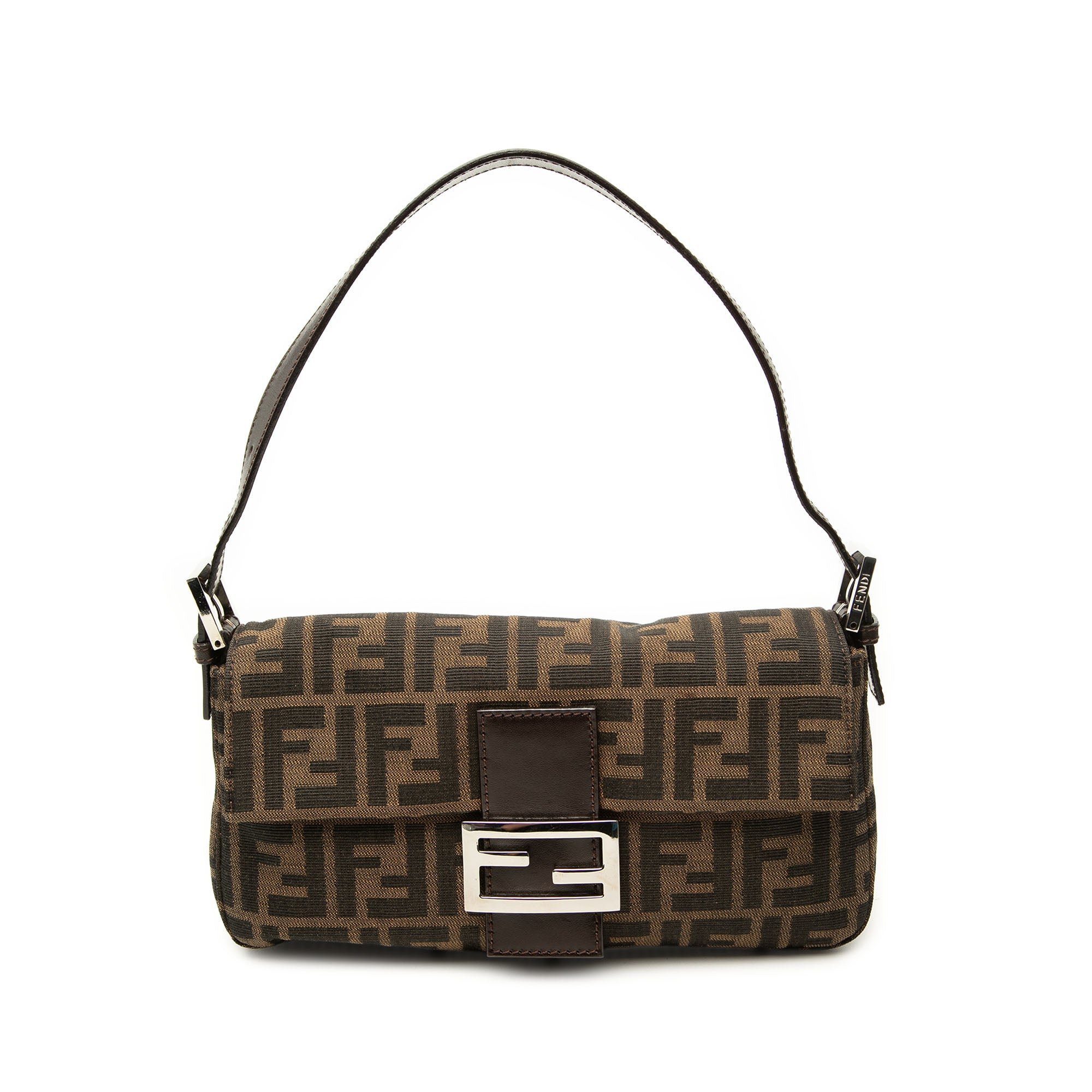 Baguette leather handbag