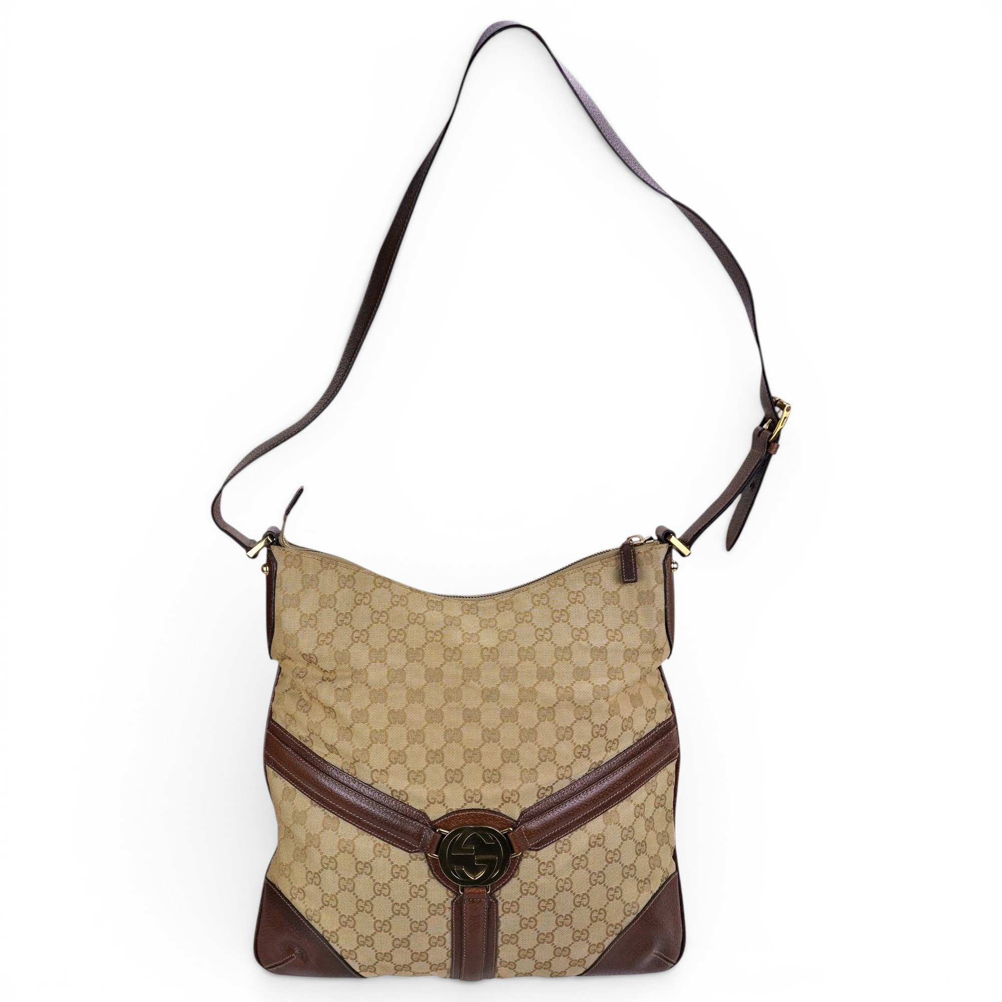 Leather crossbody bag