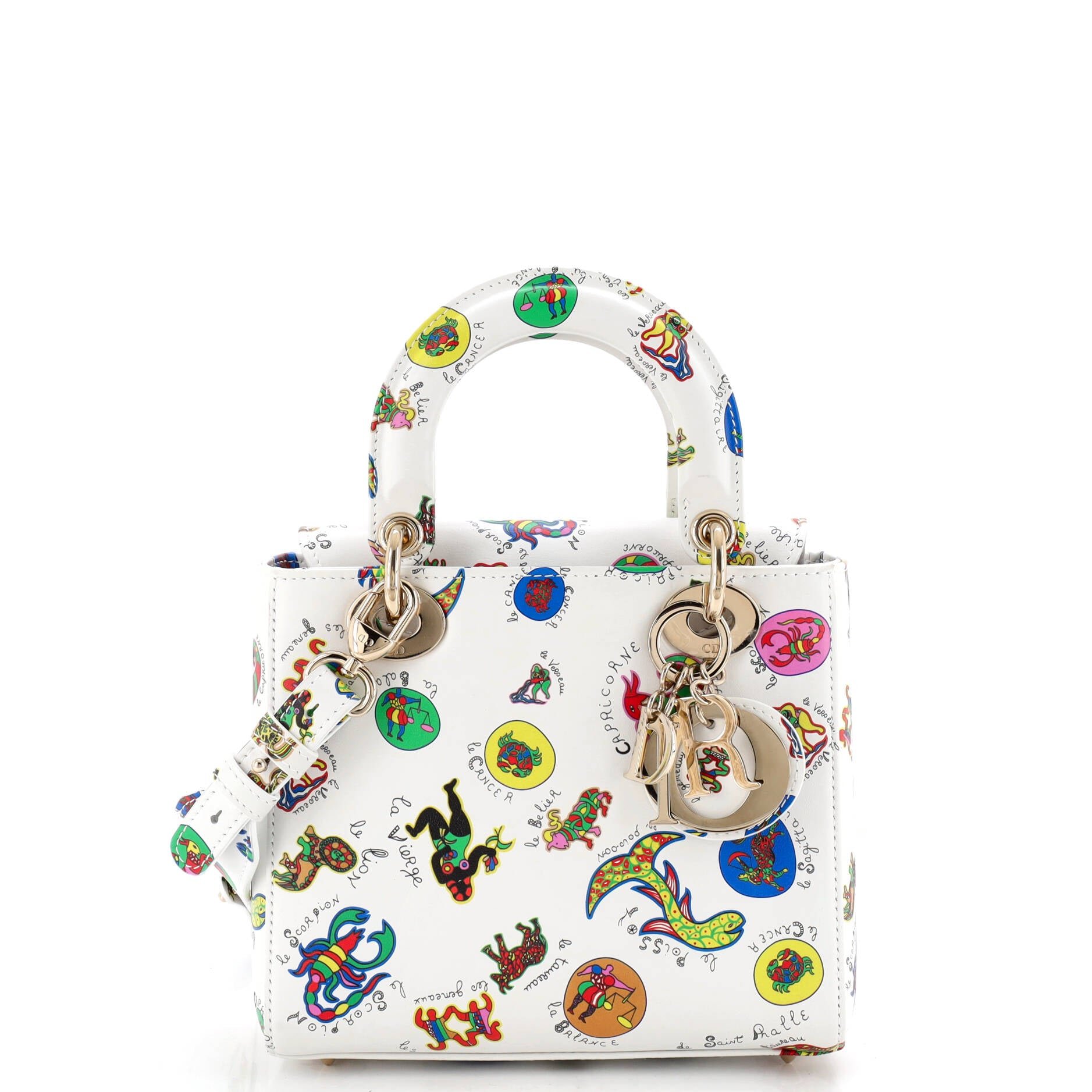 My ABCDior Lady Dior Bag Printed Leather Small