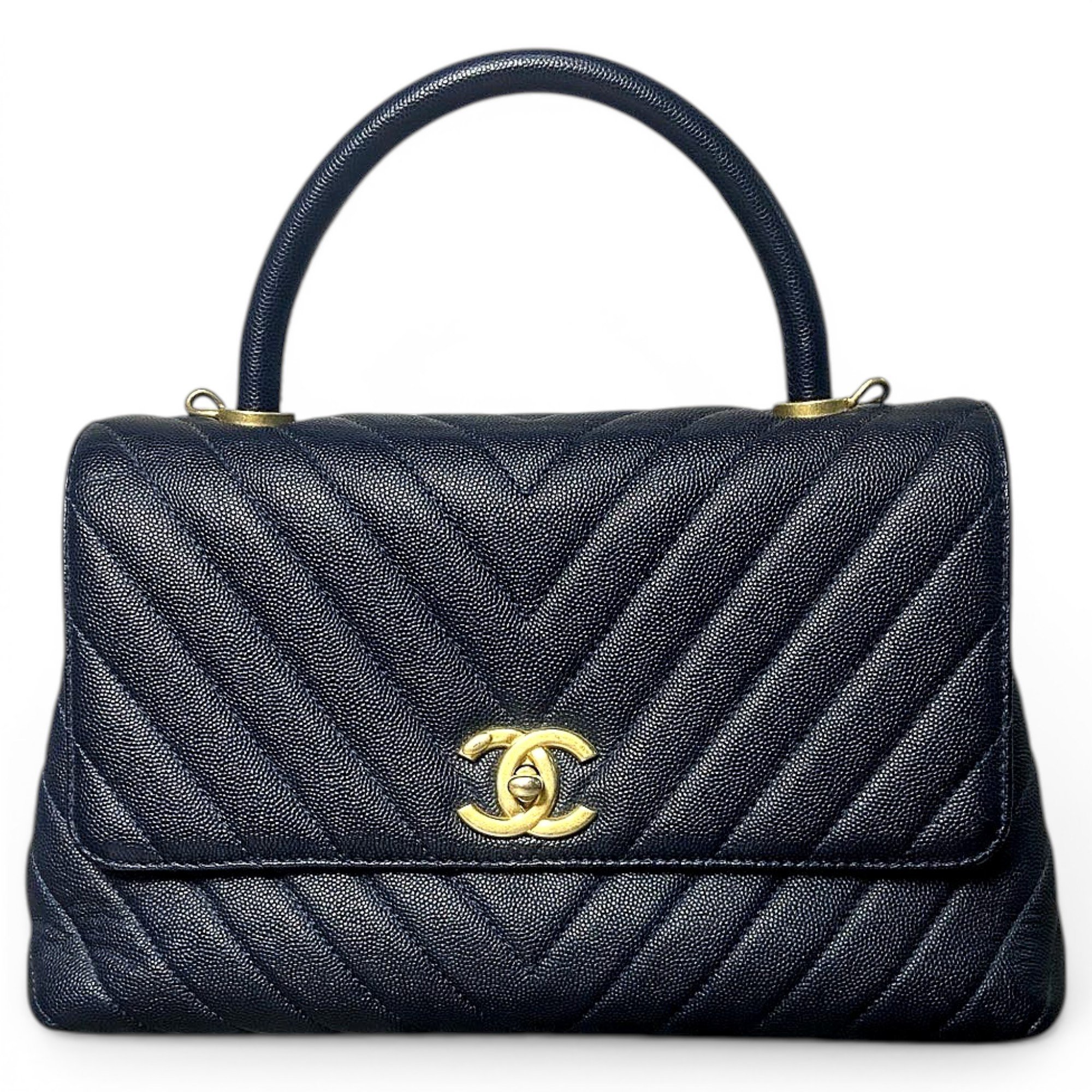 Coco Handle leather handbag
