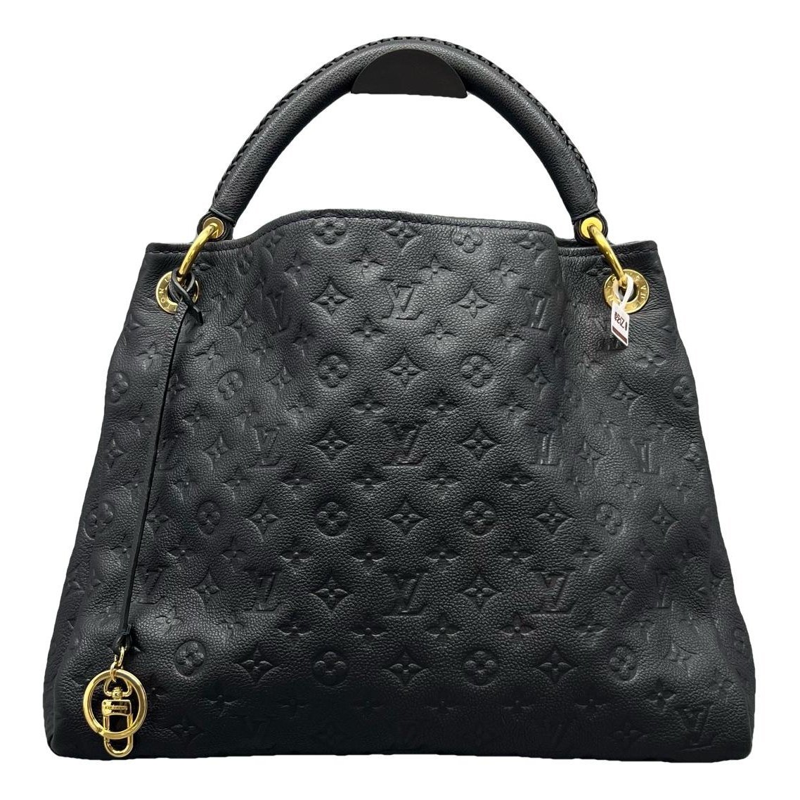 Artsy leather handbag