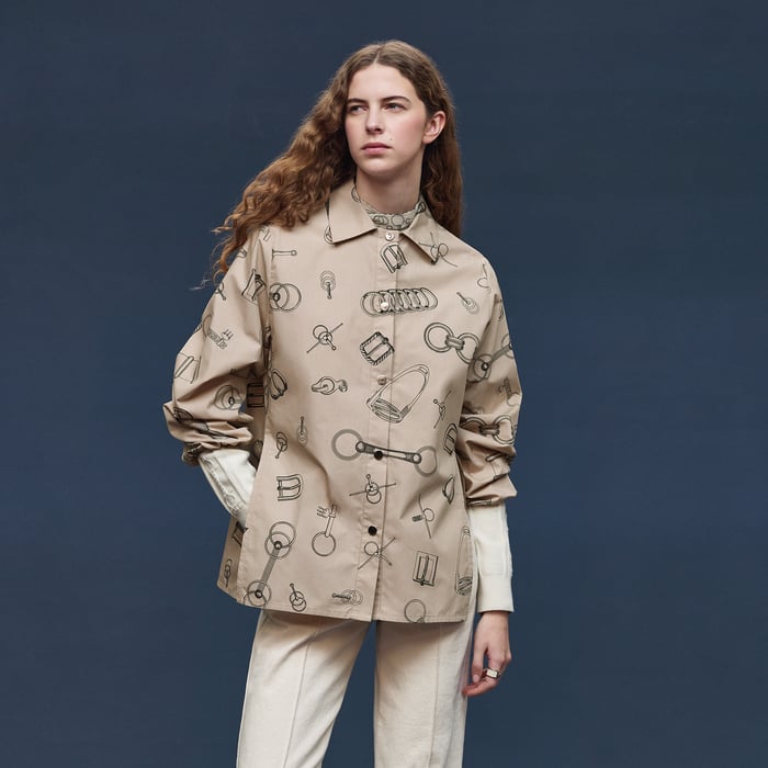 Beige Pierre d'Istrie "Cahier Du Colporteur" Shirt