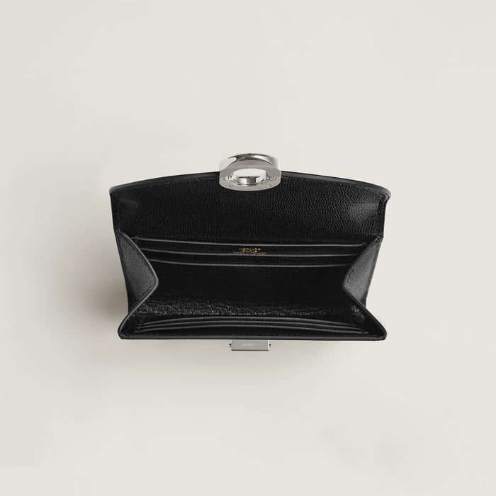 Noir Maillon Compact Wallet