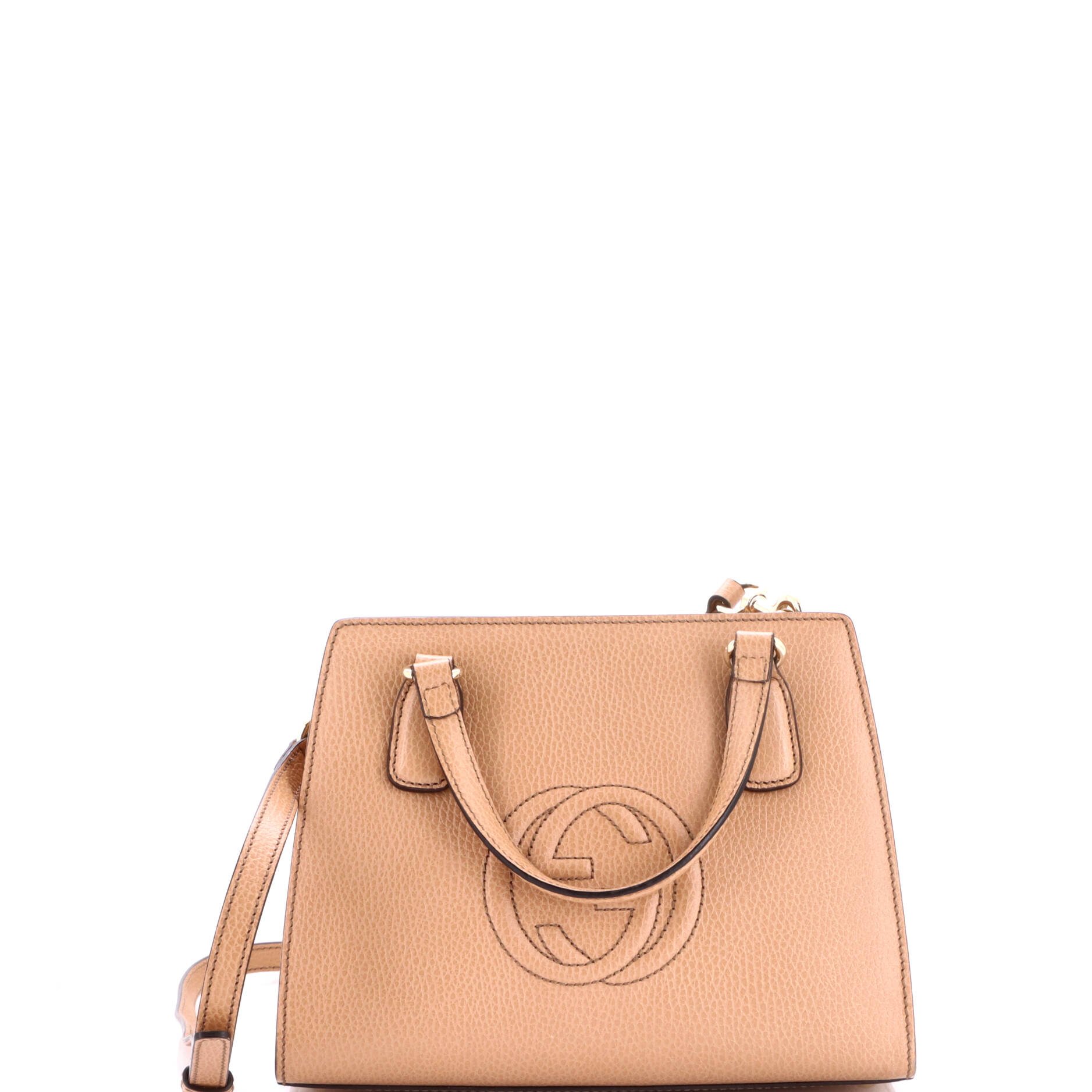 Soho Convertible Top Handle Satchel Leather Small
