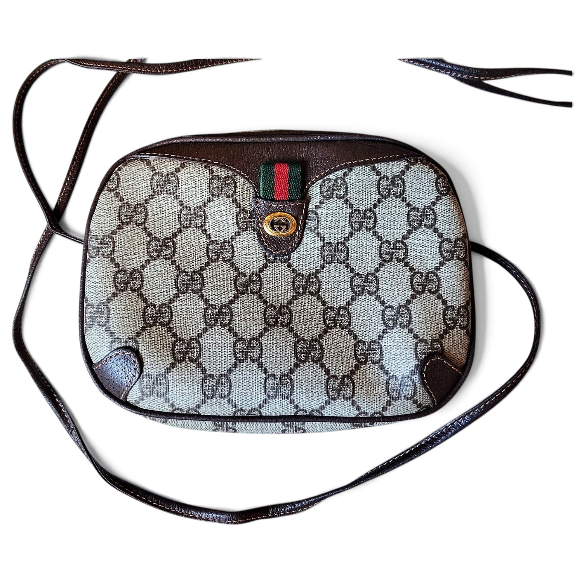 Ophidia leather crossbody bag