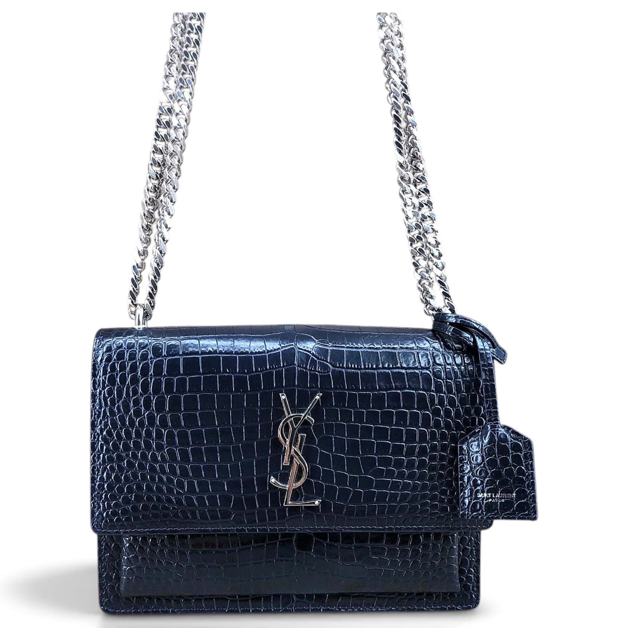 Sunset leather handbag
