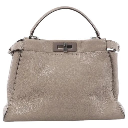 Peekaboo leather handbag