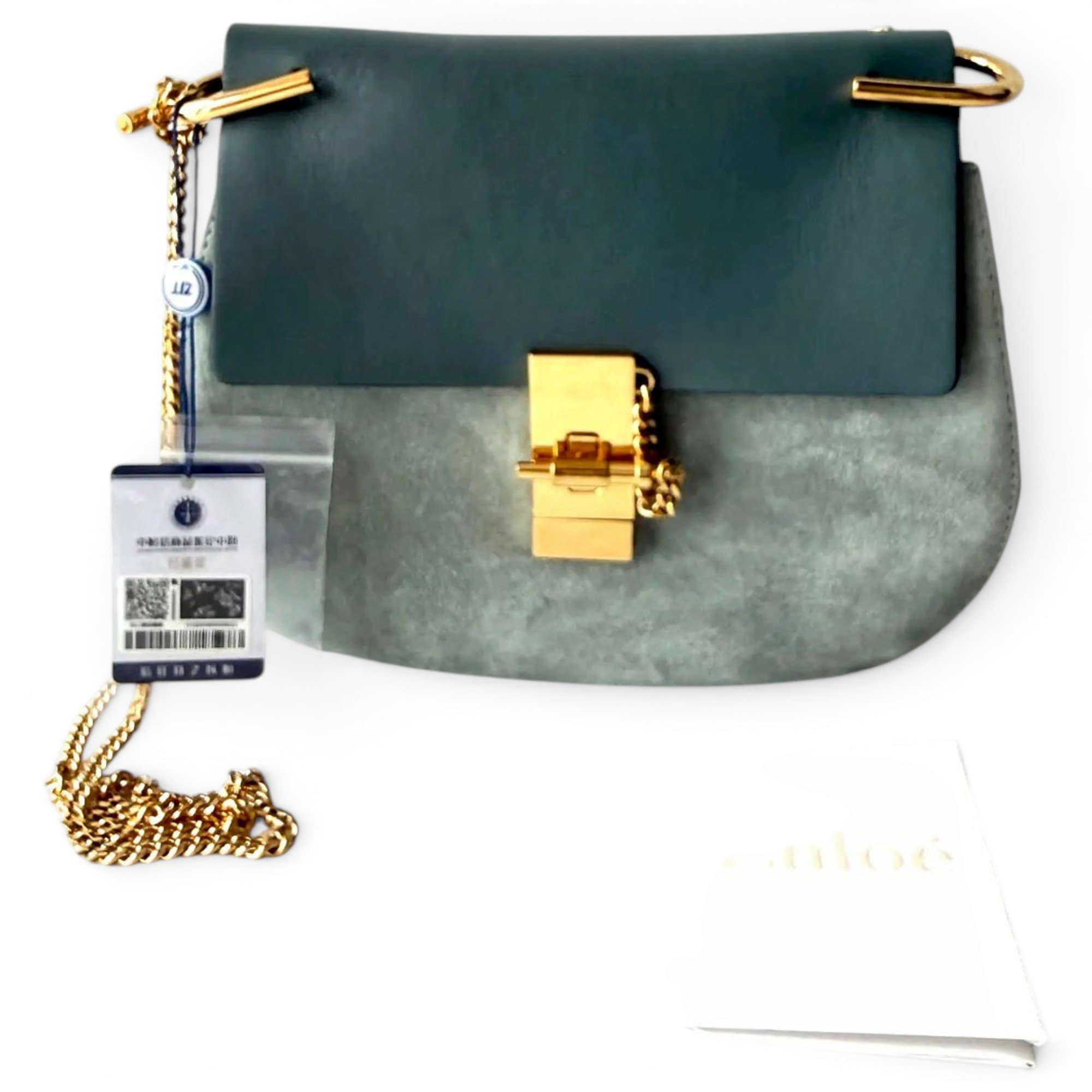Drew leather crossbody bag