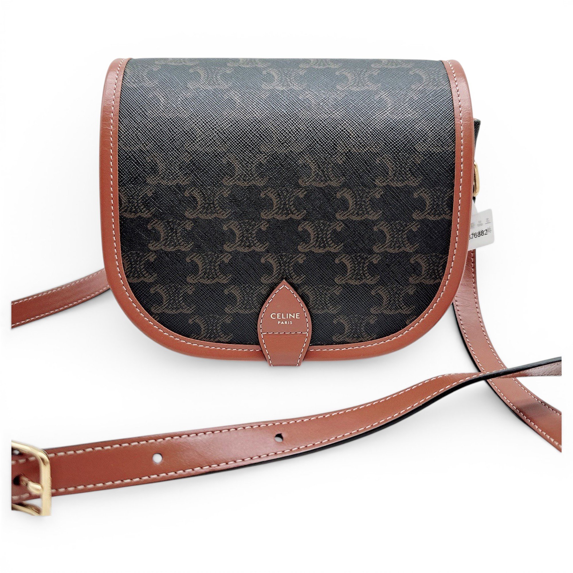 Celine Folco leather crossbody bag