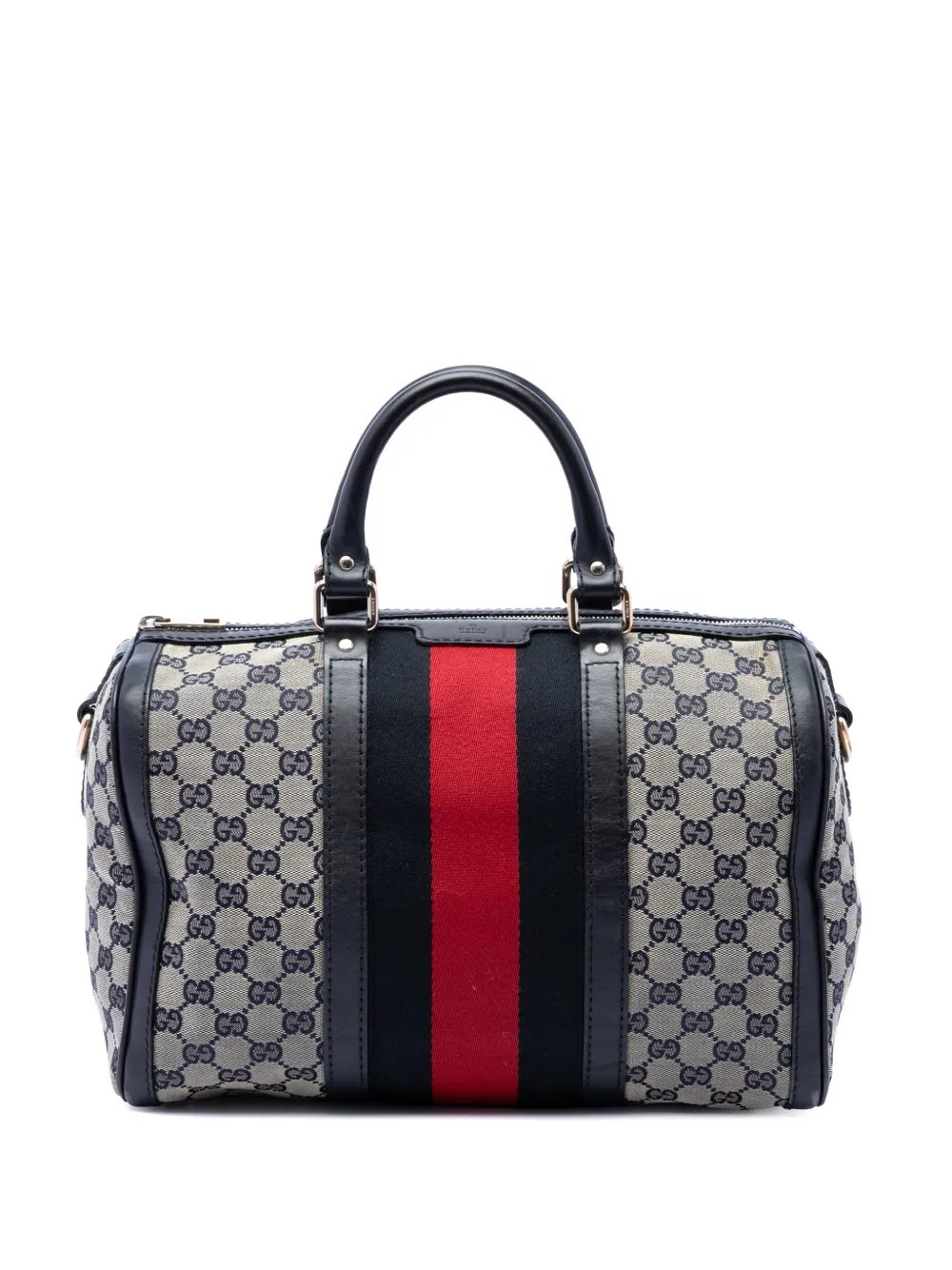 2016-2026 Medium GG Canvas Web Joy Boston Bag satchel
