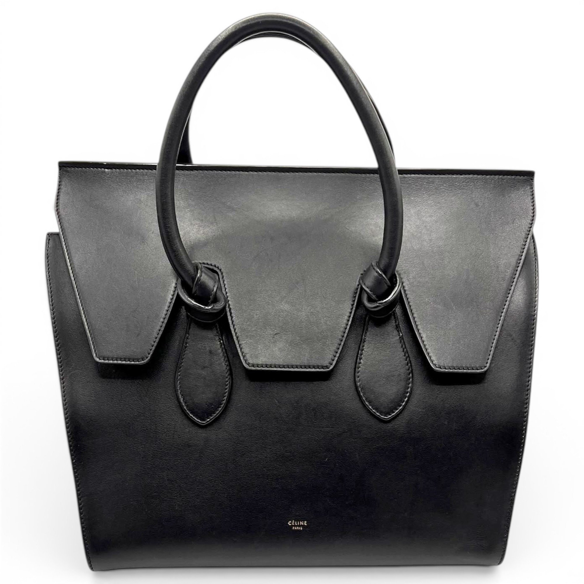 Celine Tie leather handbag