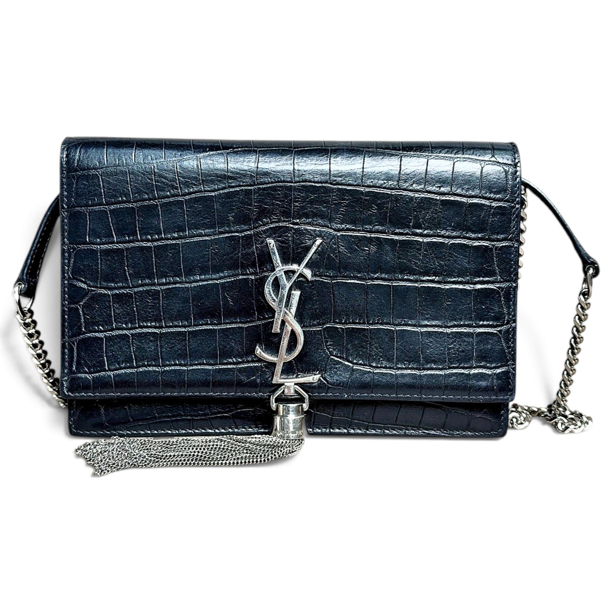 Pompom Kate leather handbag