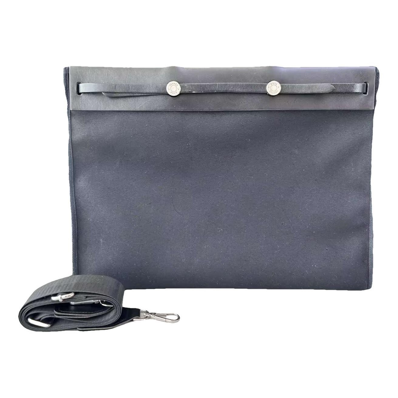 Hermes Herbag Handbag Black 4838