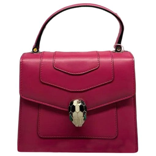 Serpenti leather handbag