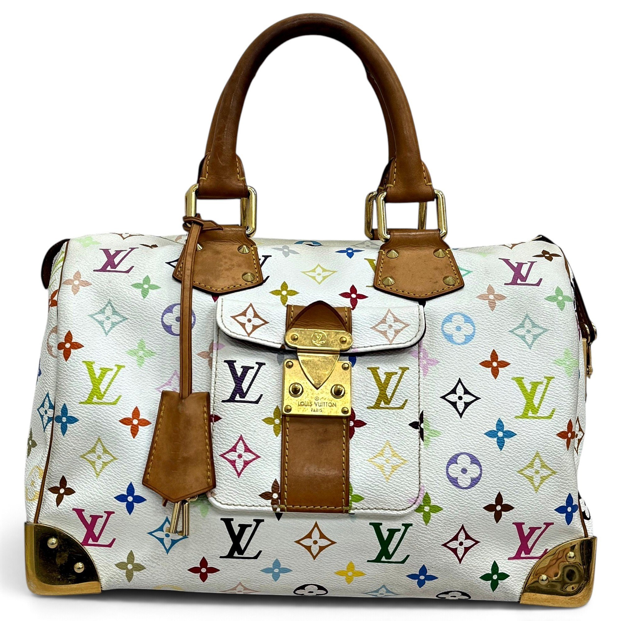 Speedy leather handbag