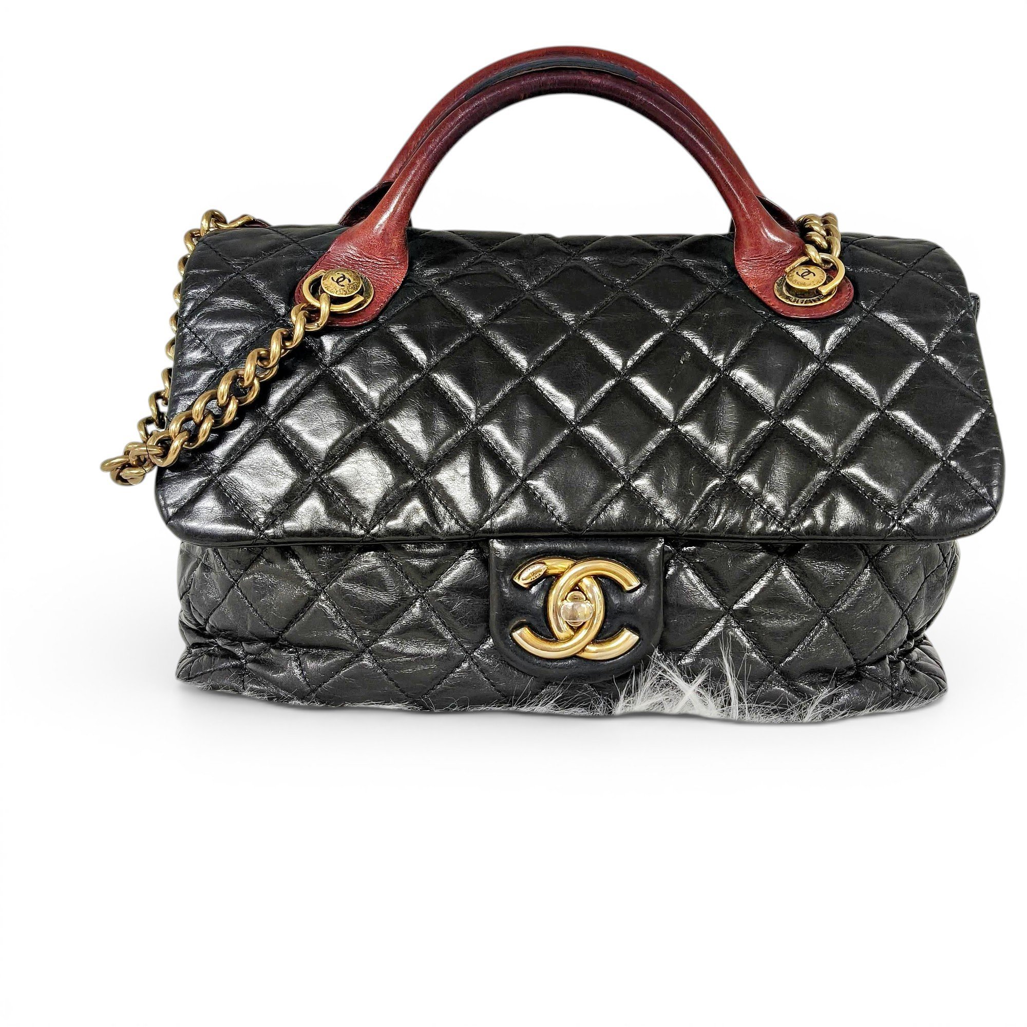 Leather handbag