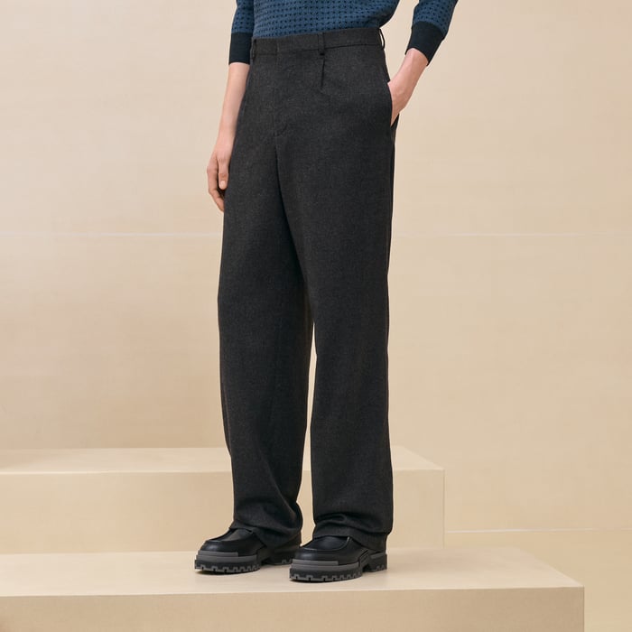 Anthracite Pleated Raspail Pants