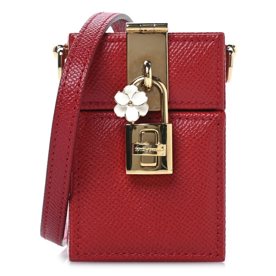 Dolce & Gabbana Dauphine Mini Box Case Red