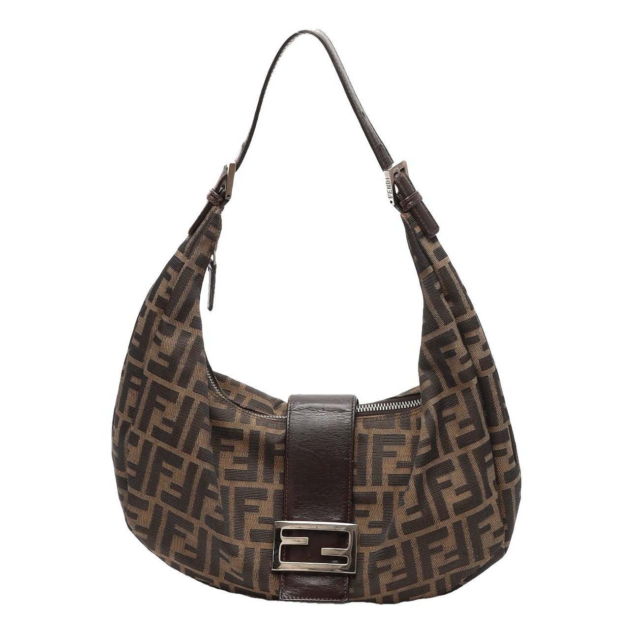 Croissant cloth handbag