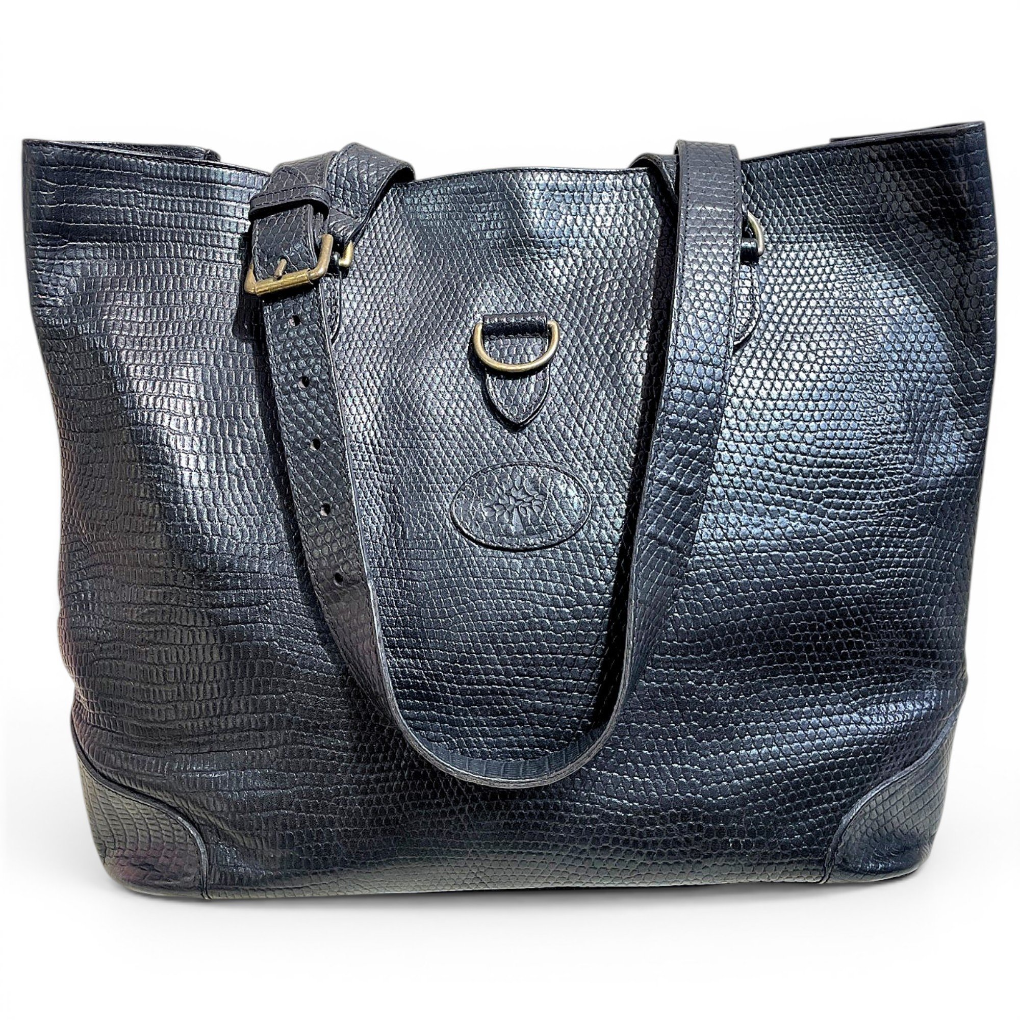Leather tote