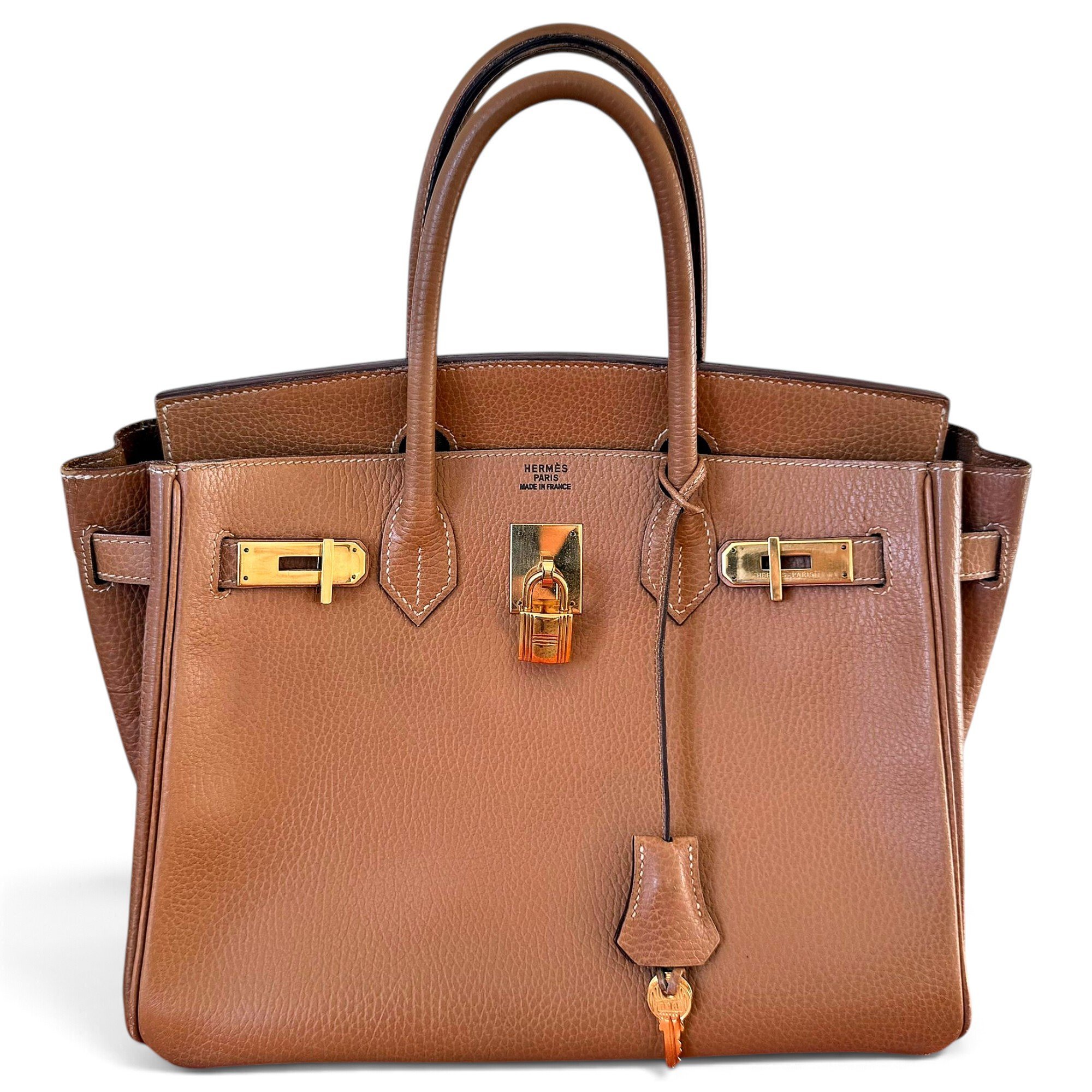 Birkin 30 leather handbag