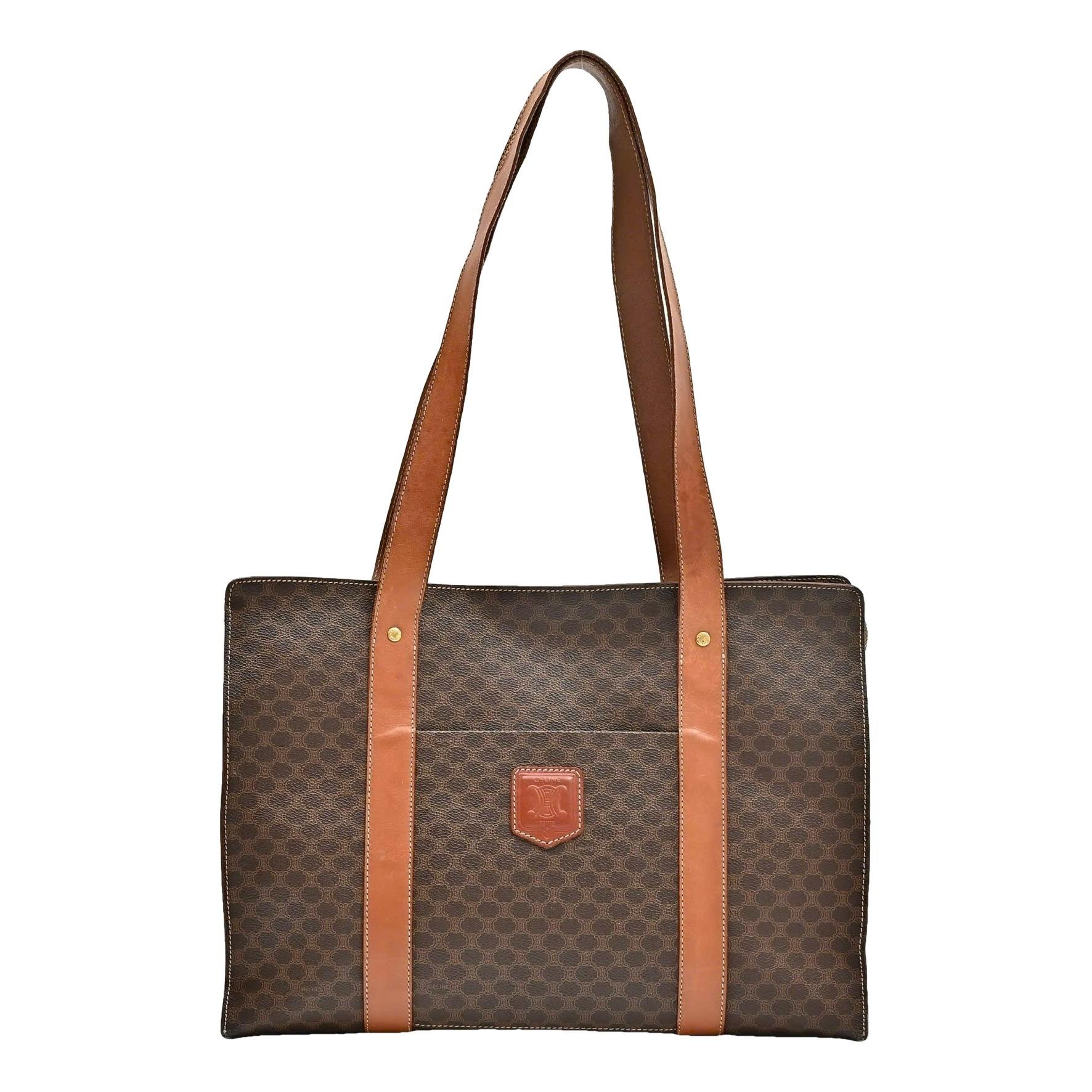 Leather tote