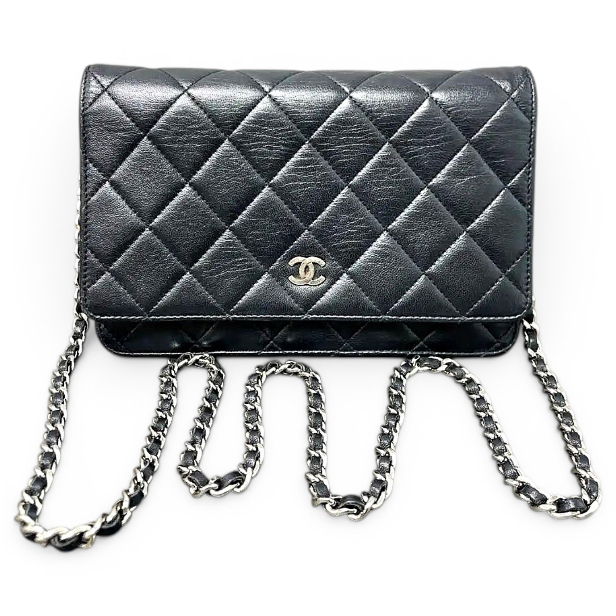 Wallet On Chain Timeless/Classique leather crossbody bag