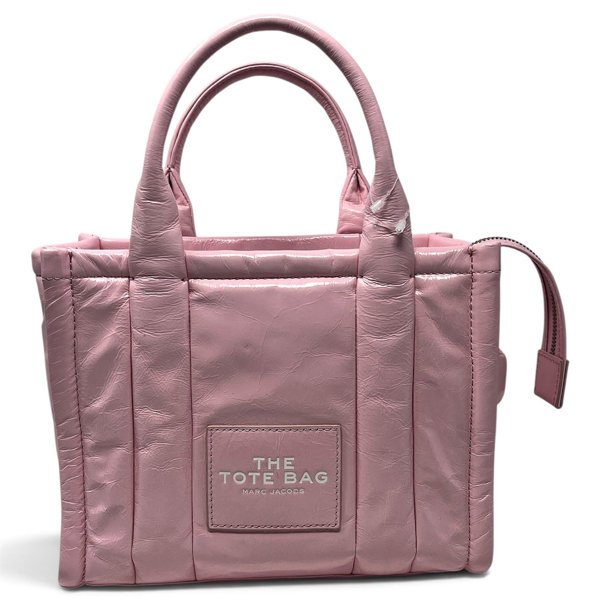 Patent leather tote
