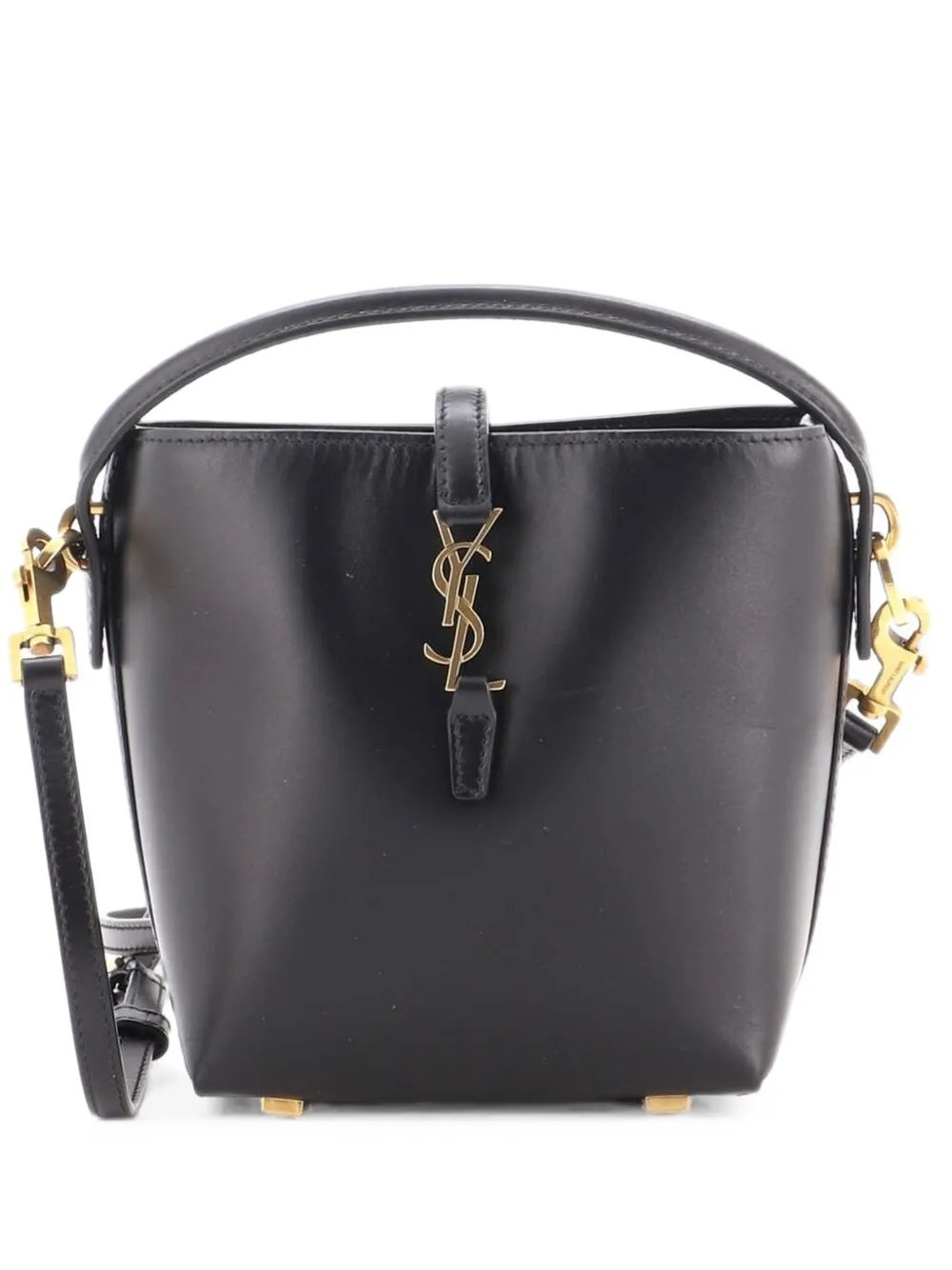 Le 37 Leather Mini bucket bag