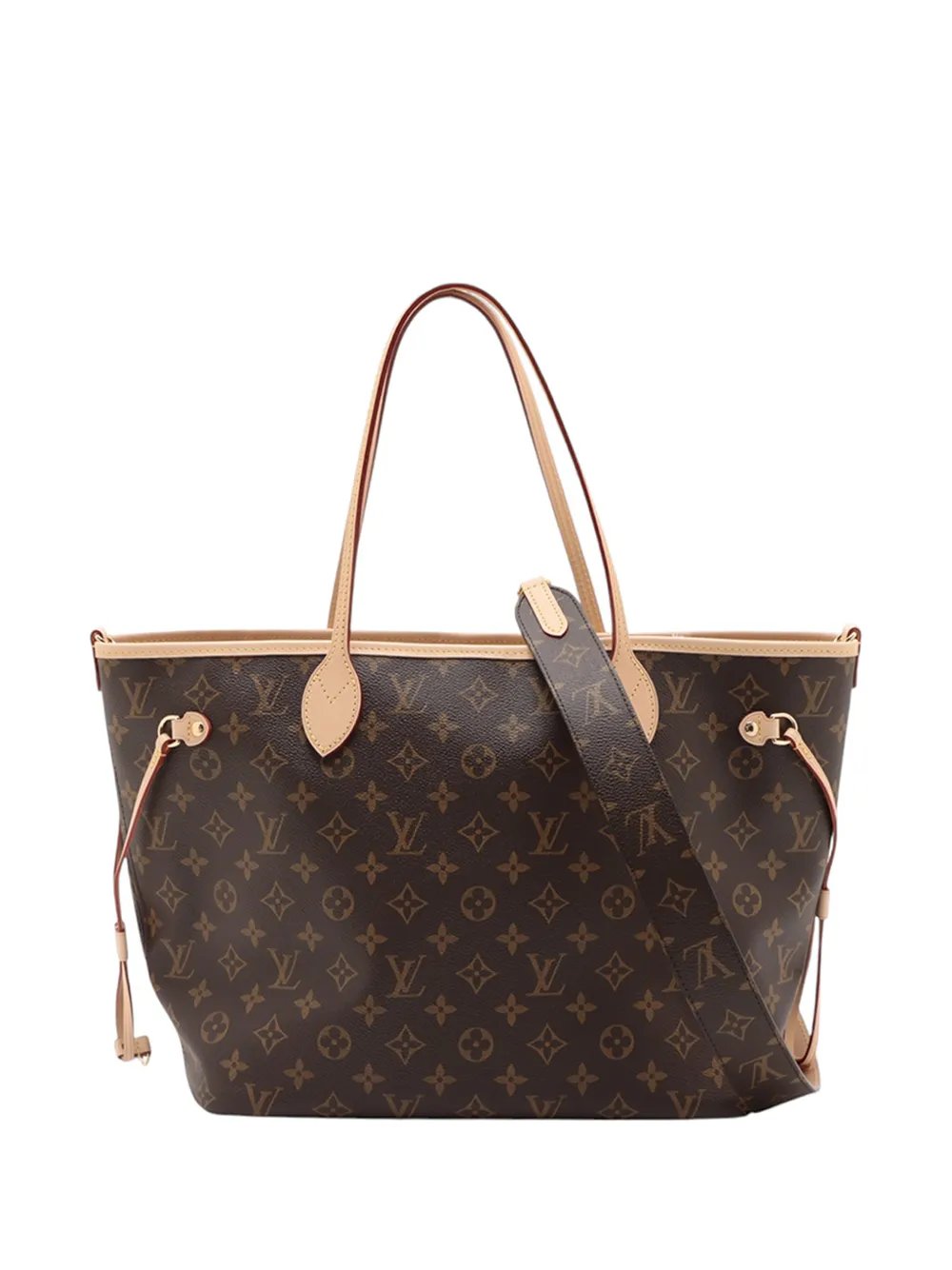 Louis Vuitton 2021-2026 Monogram Neverfull Bandouliere Inside Out MM satchel