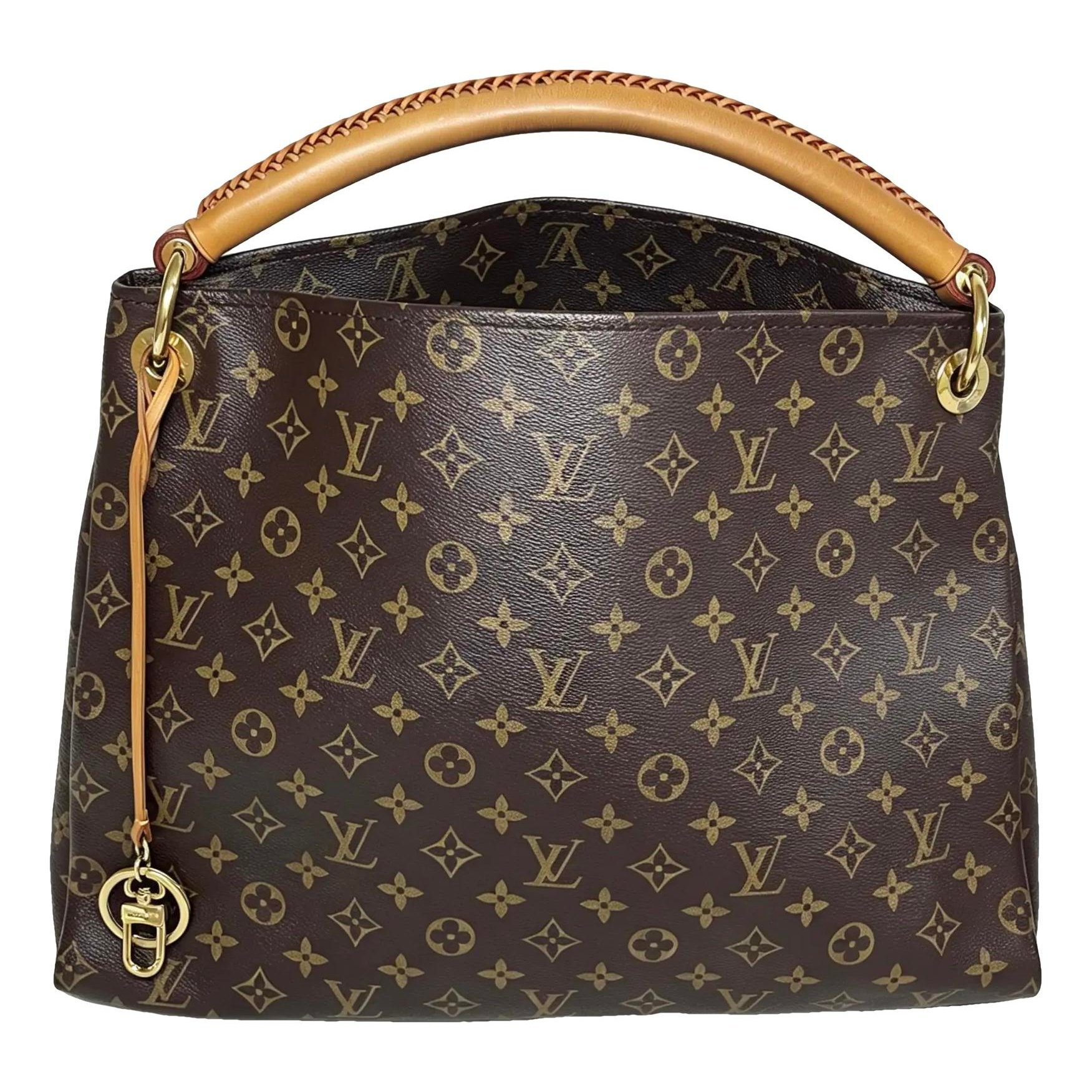 Artsy leather handbag