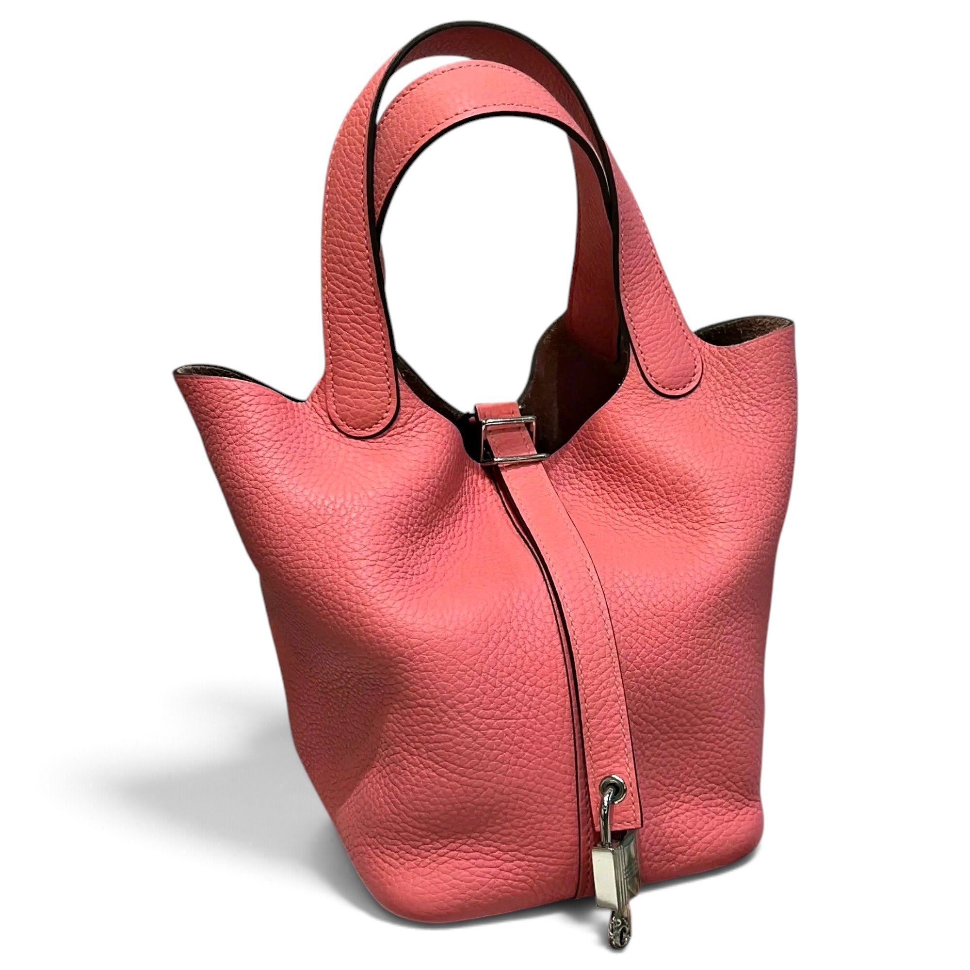 Picotin leather handbag